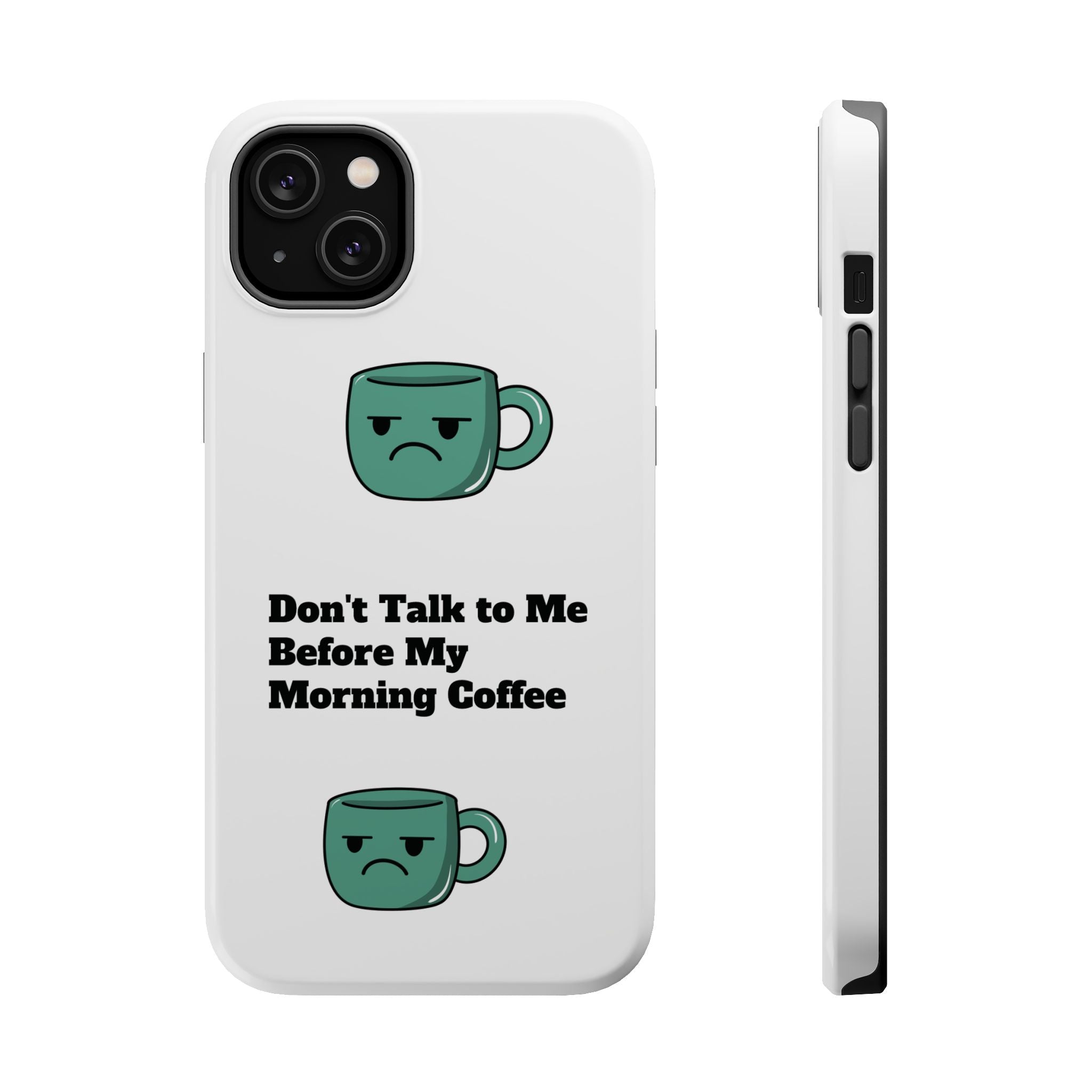 Coffee-Themed Magnetic Phone Cases, Funny Gift for Coffee Lovers, Morning Essential, Quirky Phone Accessories, Unique Merchandise