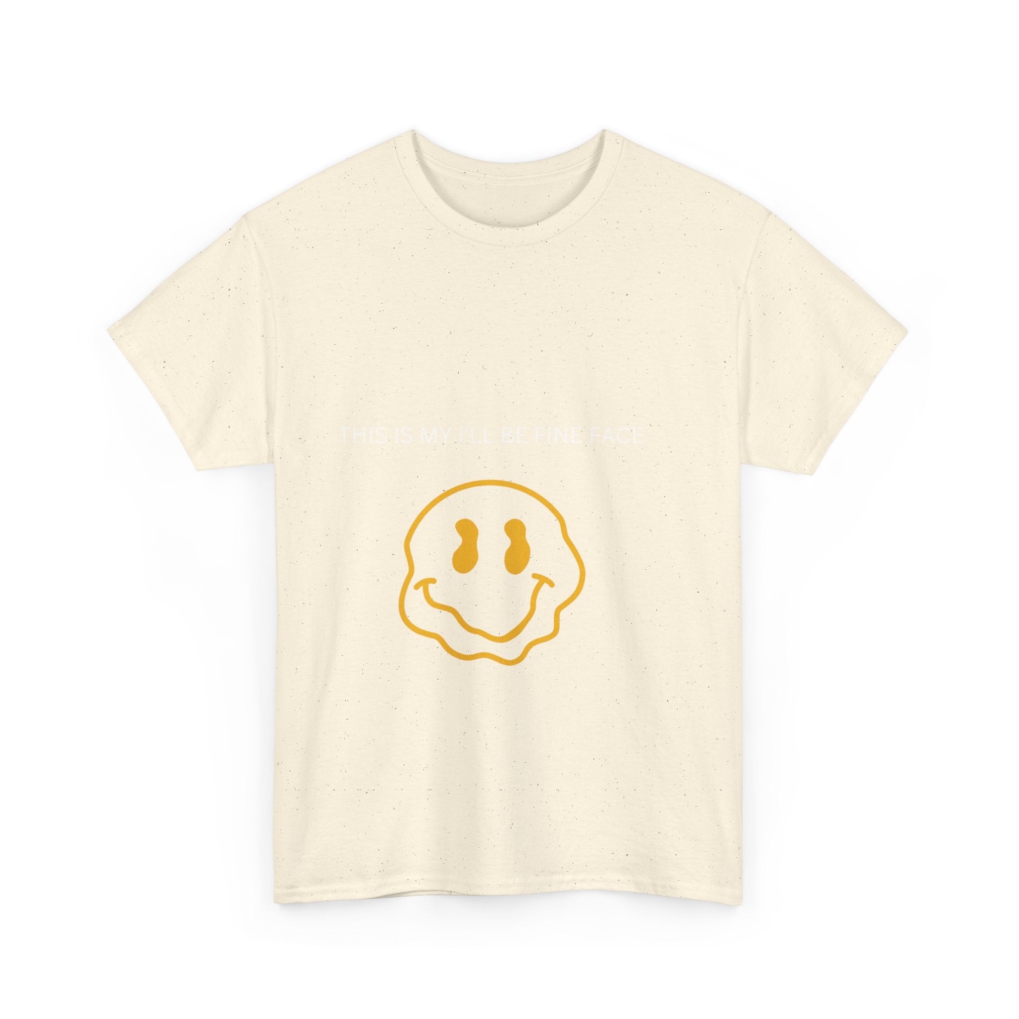 Happy Face Cotton Tee | Fun Graphic Shirt | Unisex T-Shirt for Casual Wear, Gifts, Festivals, Everyday Fashion