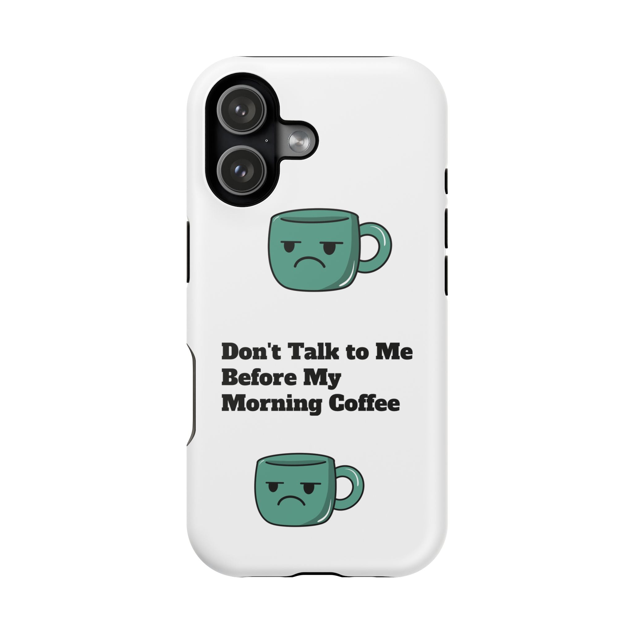 Coffee-Themed Magnetic Phone Cases, Funny Gift for Coffee Lovers, Morning Essential, Quirky Phone Accessories, Unique Merchandise