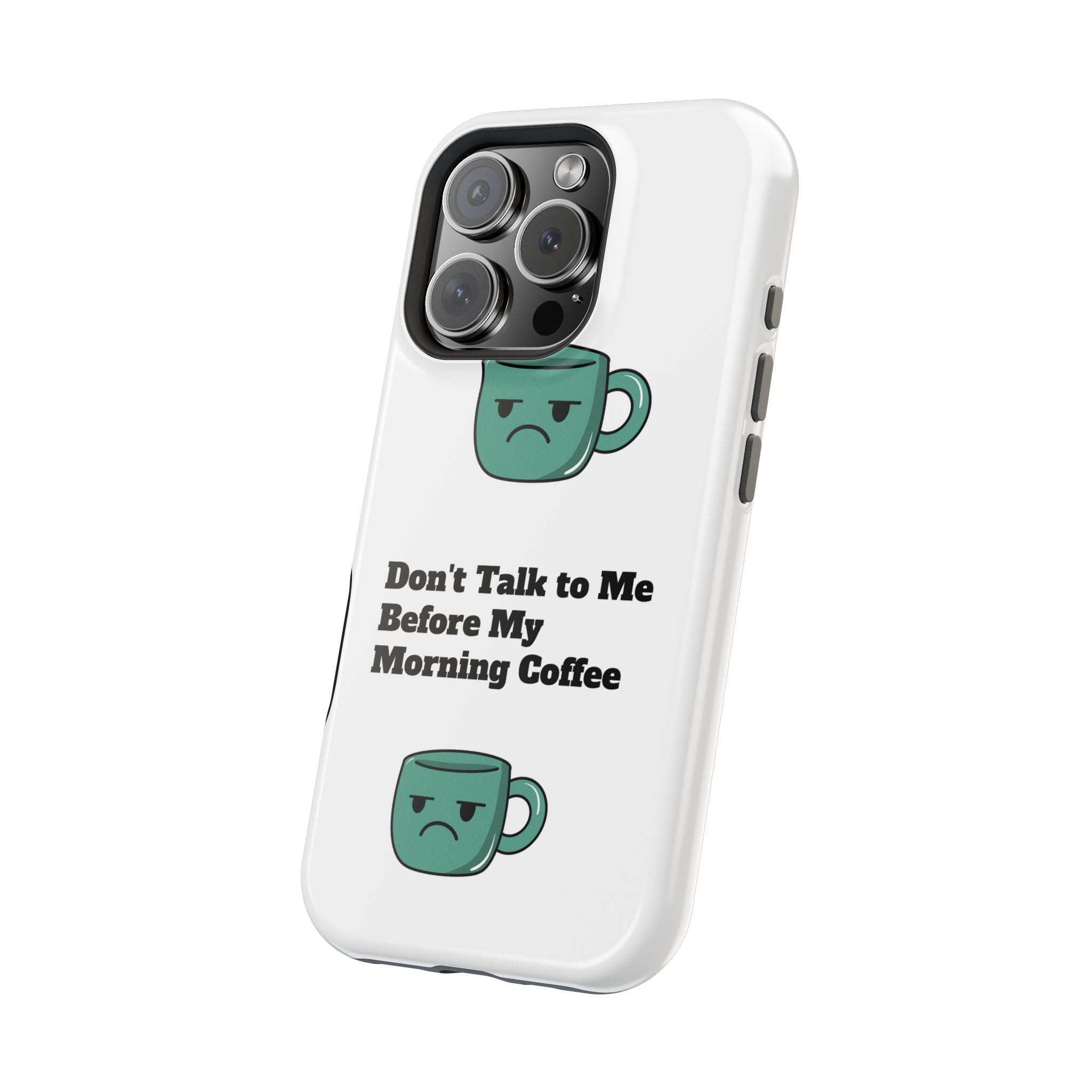 Coffee-Themed Magnetic Phone Cases, Funny Gift for Coffee Lovers, Morning Essential, Quirky Phone Accessories, Unique Merchandise