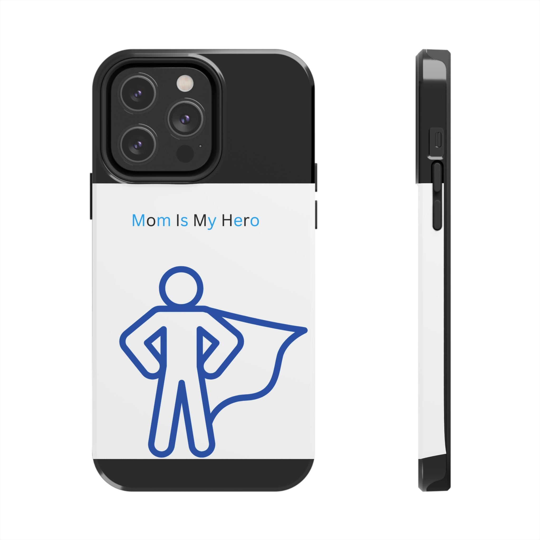 Mom Is My Hero Tough Phone Cases | Gifts for Moms, Hero Phone Cover, Durable Phone Case, Mother's Day, Super Mom Gift
