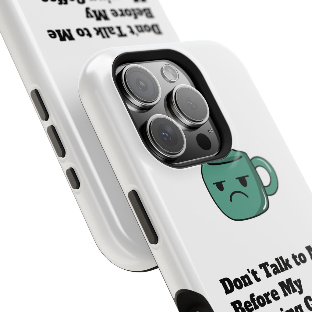 Coffee-Themed Magnetic Phone Cases, Funny Gift for Coffee Lovers, Morning Essential, Quirky Phone Accessories, Unique Merchandise