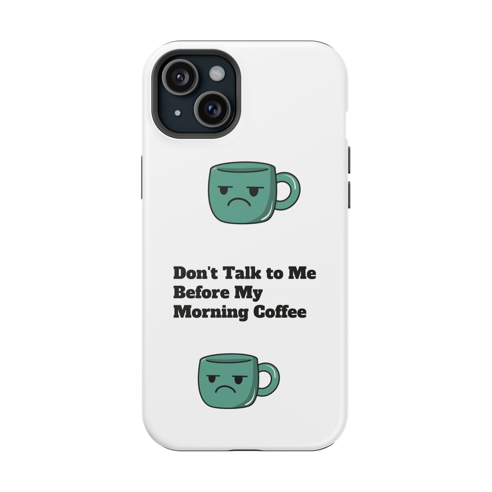 Coffee-Themed Magnetic Phone Cases, Funny Gift for Coffee Lovers, Morning Essential, Quirky Phone Accessories, Unique Merchandise