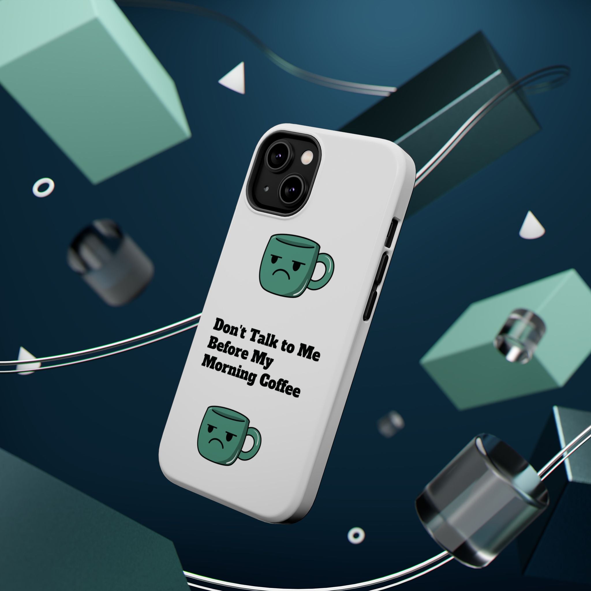 Coffee-Themed Magnetic Phone Cases, Funny Gift for Coffee Lovers, Morning Essential, Quirky Phone Accessories, Unique Merchandise