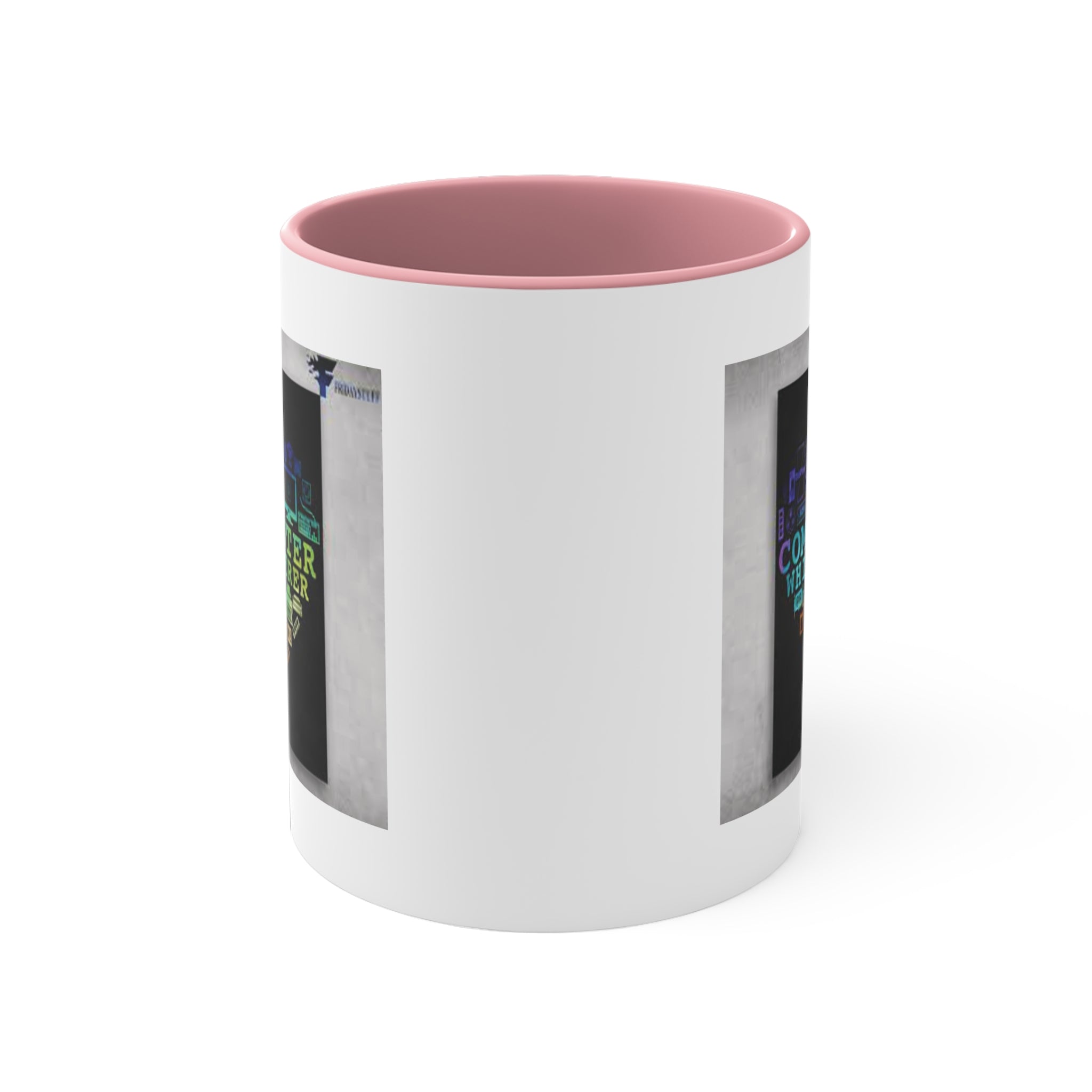 Computer Whisperer Accent Mug - Perfect for Tech Lovers, Coffee Enthusiasts, Gift for Programmers, Office Decor, Colorful Mug