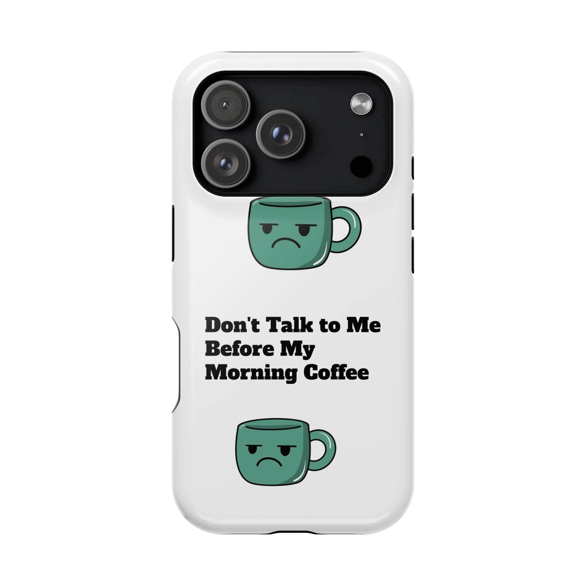 Coffee-Themed Magnetic Phone Cases, Funny Gift for Coffee Lovers, Morning Essential, Quirky Phone Accessories, Unique Merchandise