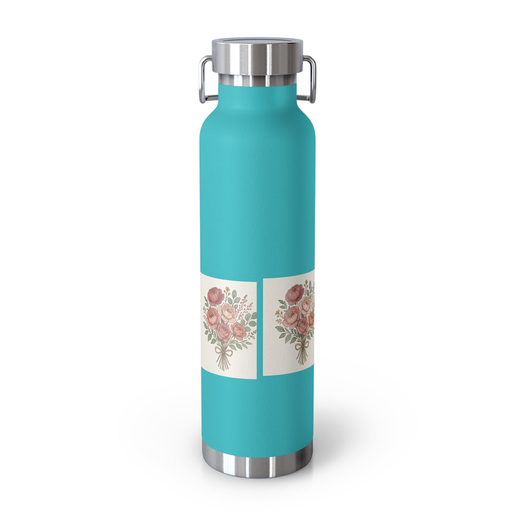 Bride Crew Insulated Water Bottle | Wedding Gift, Bridal Party Favor, Engagement Party, Floral Design, Eco-Friendly Beverage Container