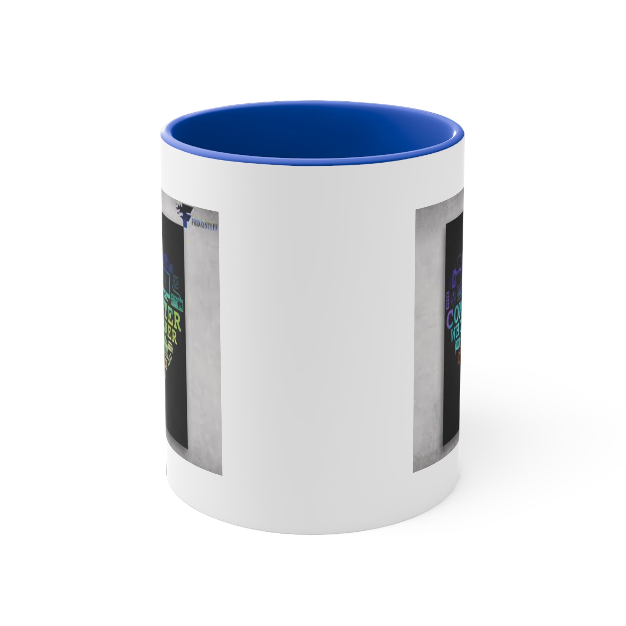 Computer Whisperer Accent Mug - Perfect for Tech Lovers, Coffee Enthusiasts, Gift for Programmers, Office Decor, Colorful Mug