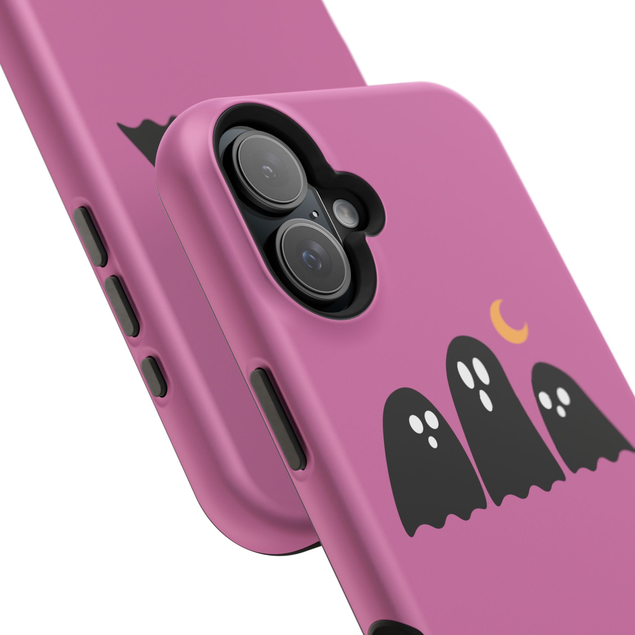 Ghostly Boo University Impact-Resistant Cases, Cute Phone Cover, Halloween Gift, College Student Accessory, Alumni Case