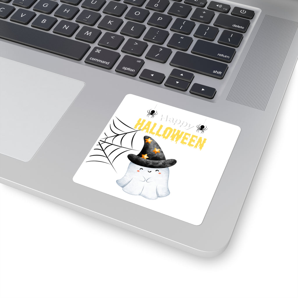 Happy Halloween Ghost Stickers, Cute Halloween Decor, Party Favors, Treat Bags, Trick or Treat