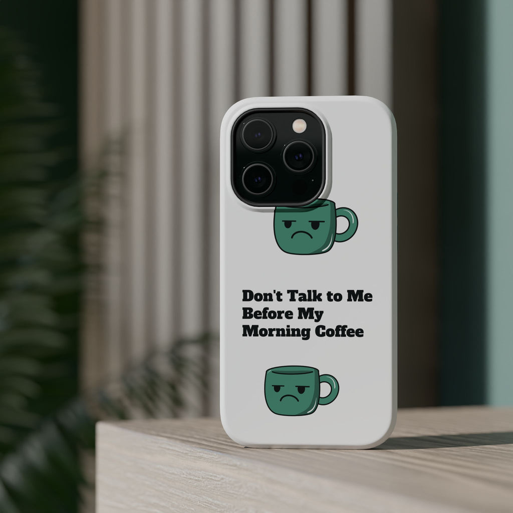 Coffee-Themed Magnetic Phone Cases, Funny Gift for Coffee Lovers, Morning Essential, Quirky Phone Accessories, Unique Merchandise