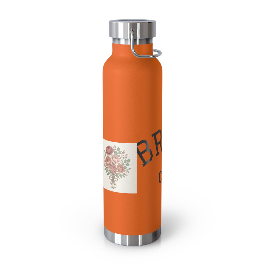 Bride Crew Insulated Water Bottle | Wedding Gift, Bridal Party Favor, Engagement Party, Floral Design, Eco-Friendly Beverage Container