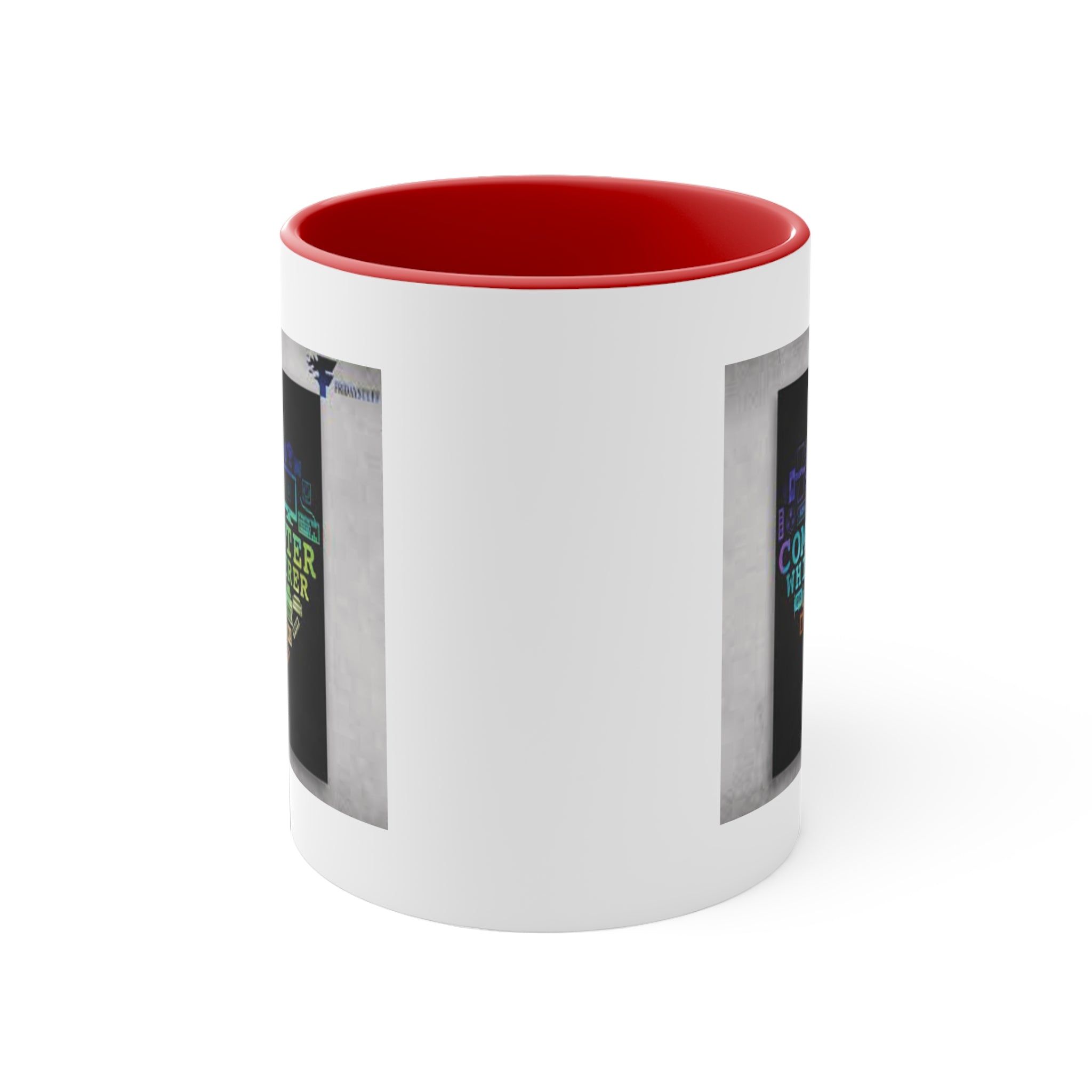 Computer Whisperer Accent Mug - Perfect for Tech Lovers, Coffee Enthusiasts, Gift for Programmers, Office Decor, Colorful Mug