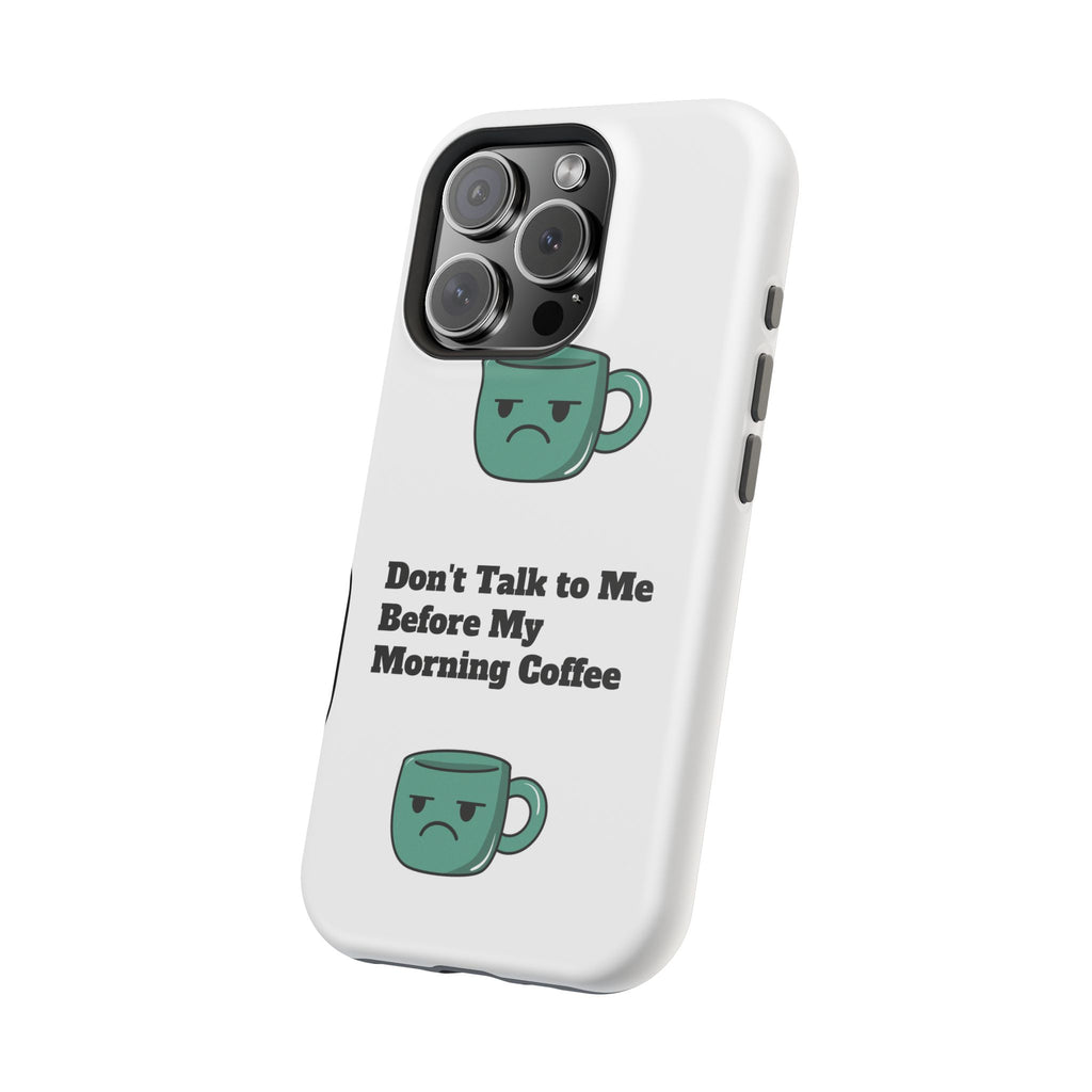 Coffee-Themed Magnetic Phone Cases, Funny Gift for Coffee Lovers, Morning Essential, Quirky Phone Accessories, Unique Merchandise