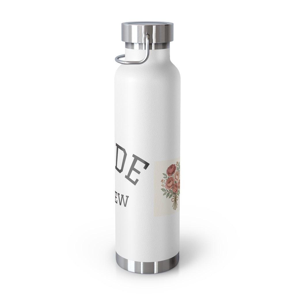 Bride Crew Insulated Water Bottle | Wedding Gift, Bridal Party Favor, Engagement Party, Floral Design, Eco-Friendly Beverage Container