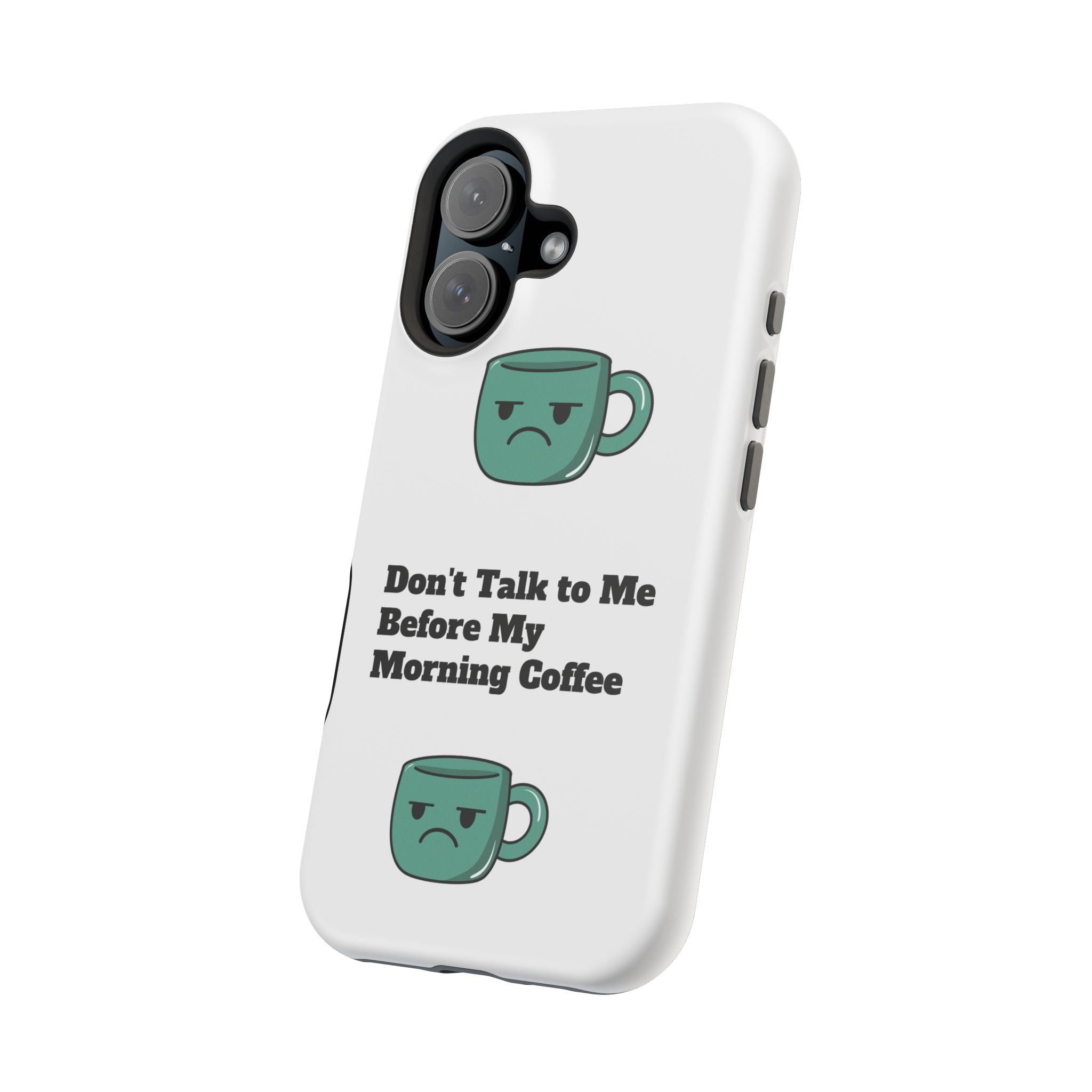 Coffee-Themed Magnetic Phone Cases, Funny Gift for Coffee Lovers, Morning Essential, Quirky Phone Accessories, Unique Merchandise