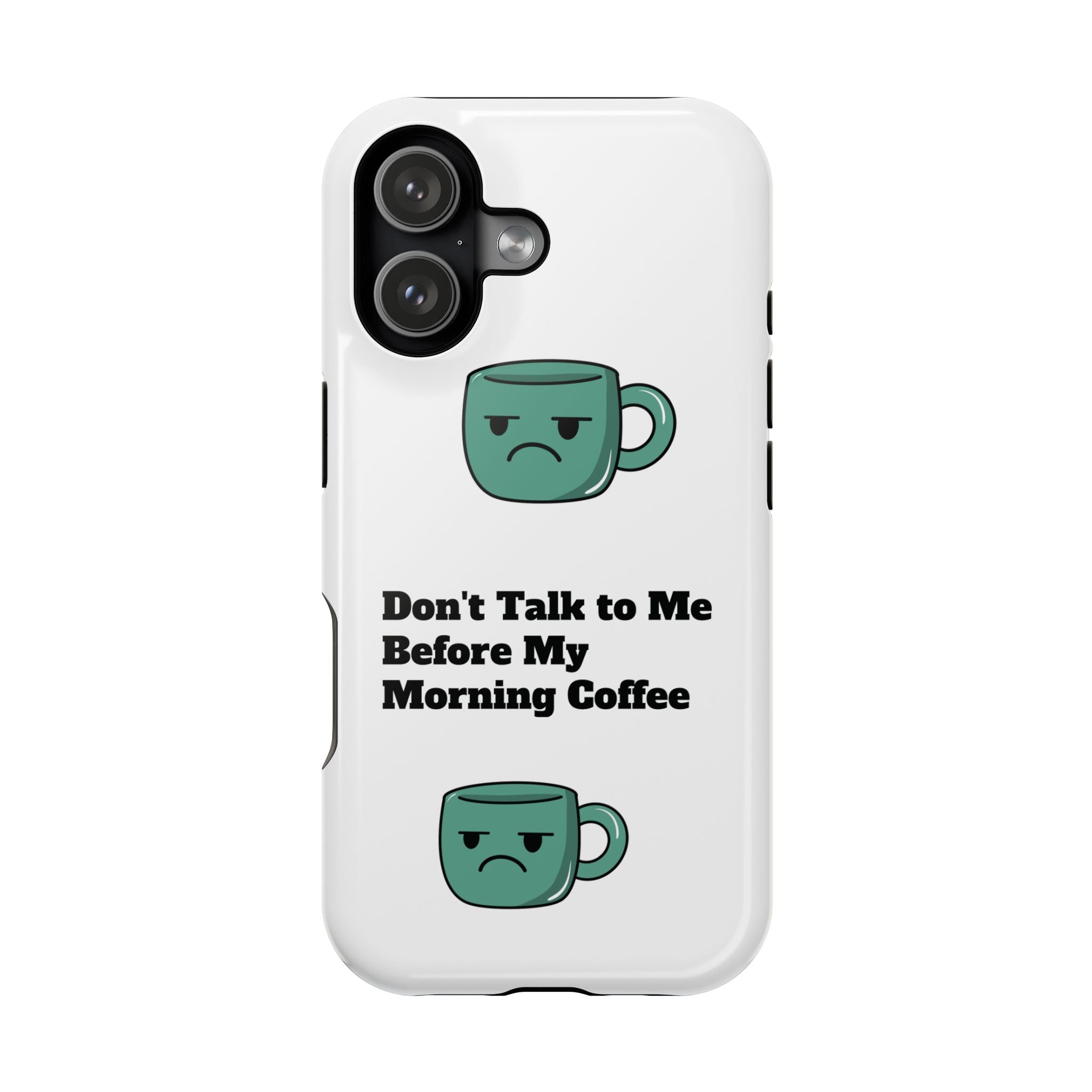 Coffee-Themed Magnetic Phone Cases, Funny Gift for Coffee Lovers, Morning Essential, Quirky Phone Accessories, Unique Merchandise