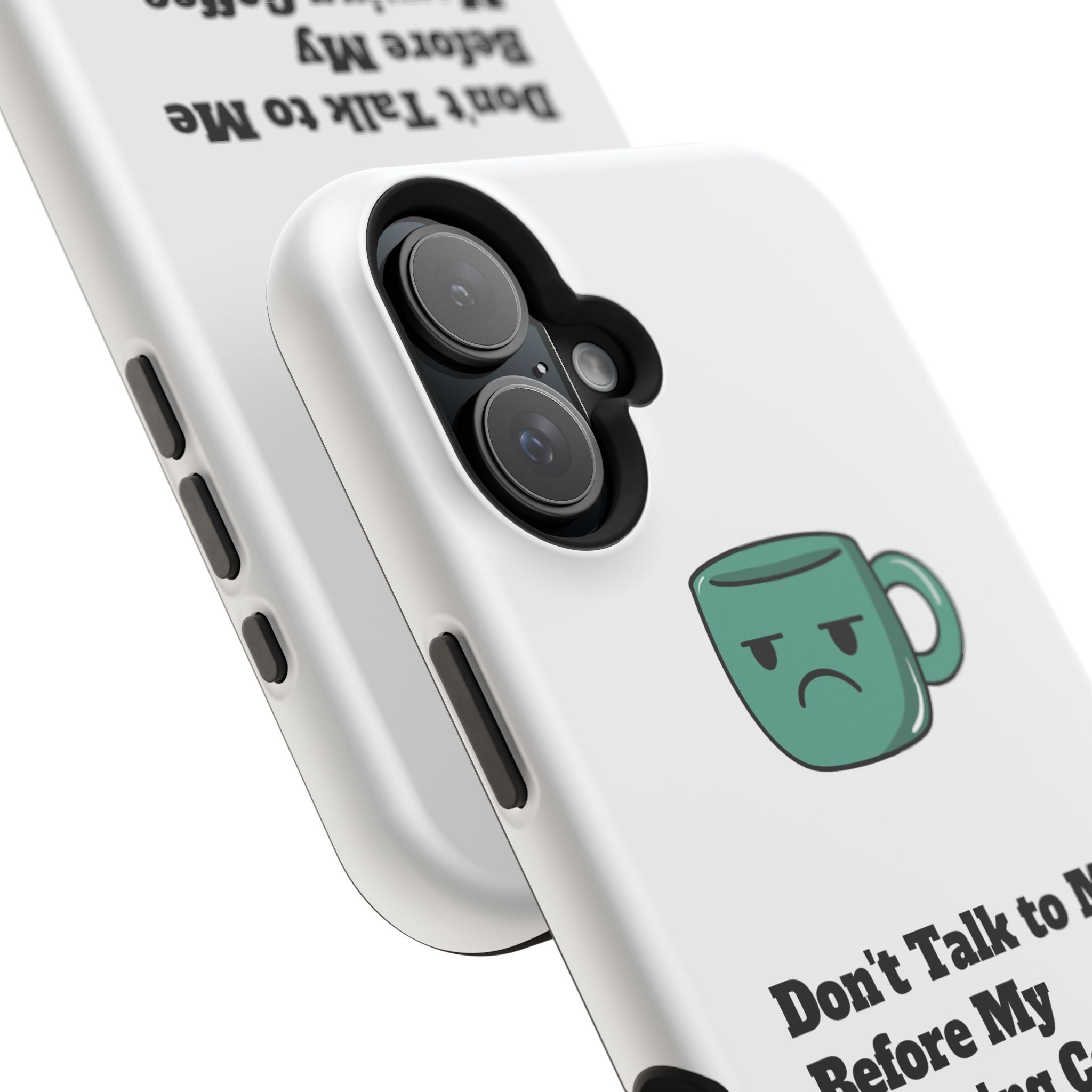 Coffee-Themed Magnetic Phone Cases, Funny Gift for Coffee Lovers, Morning Essential, Quirky Phone Accessories, Unique Merchandise