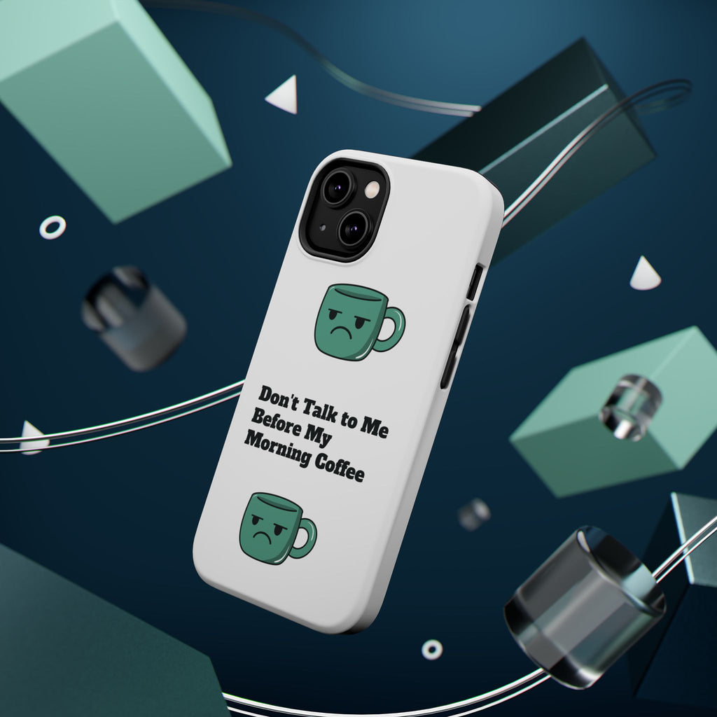 Coffee-Themed Magnetic Phone Cases, Funny Gift for Coffee Lovers, Morning Essential, Quirky Phone Accessories, Unique Merchandise
