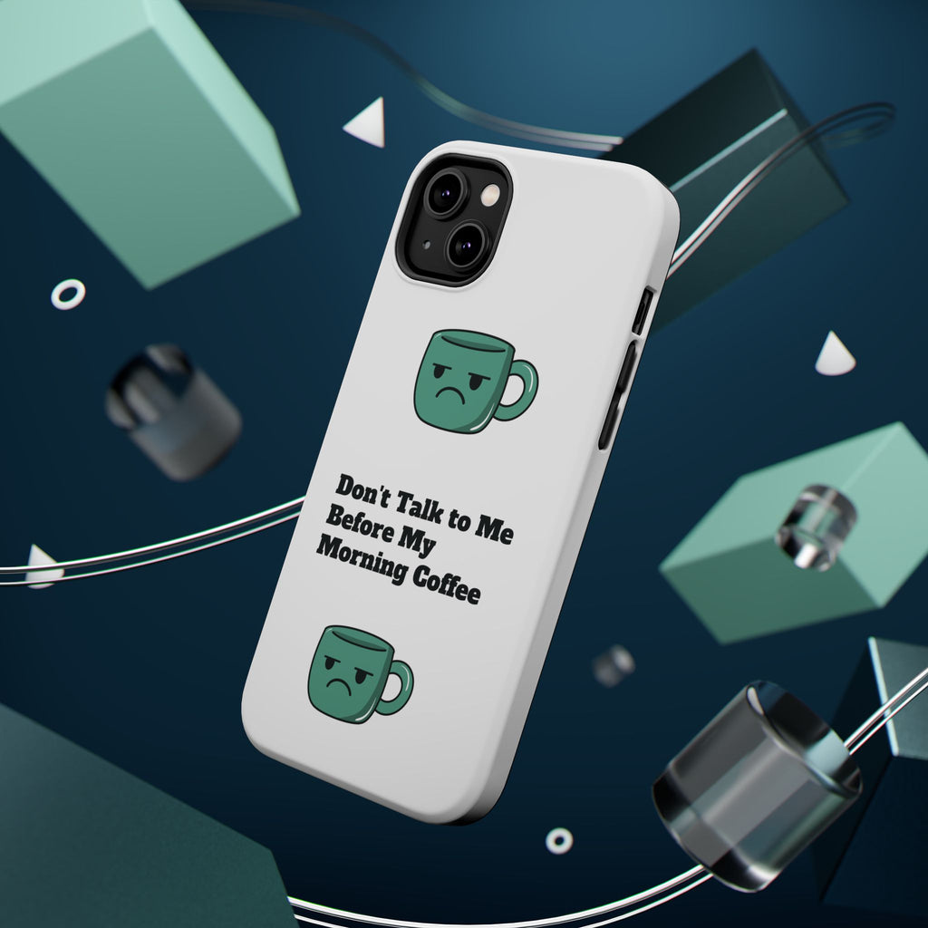 Coffee-Themed Magnetic Phone Cases, Funny Gift for Coffee Lovers, Morning Essential, Quirky Phone Accessories, Unique Merchandise