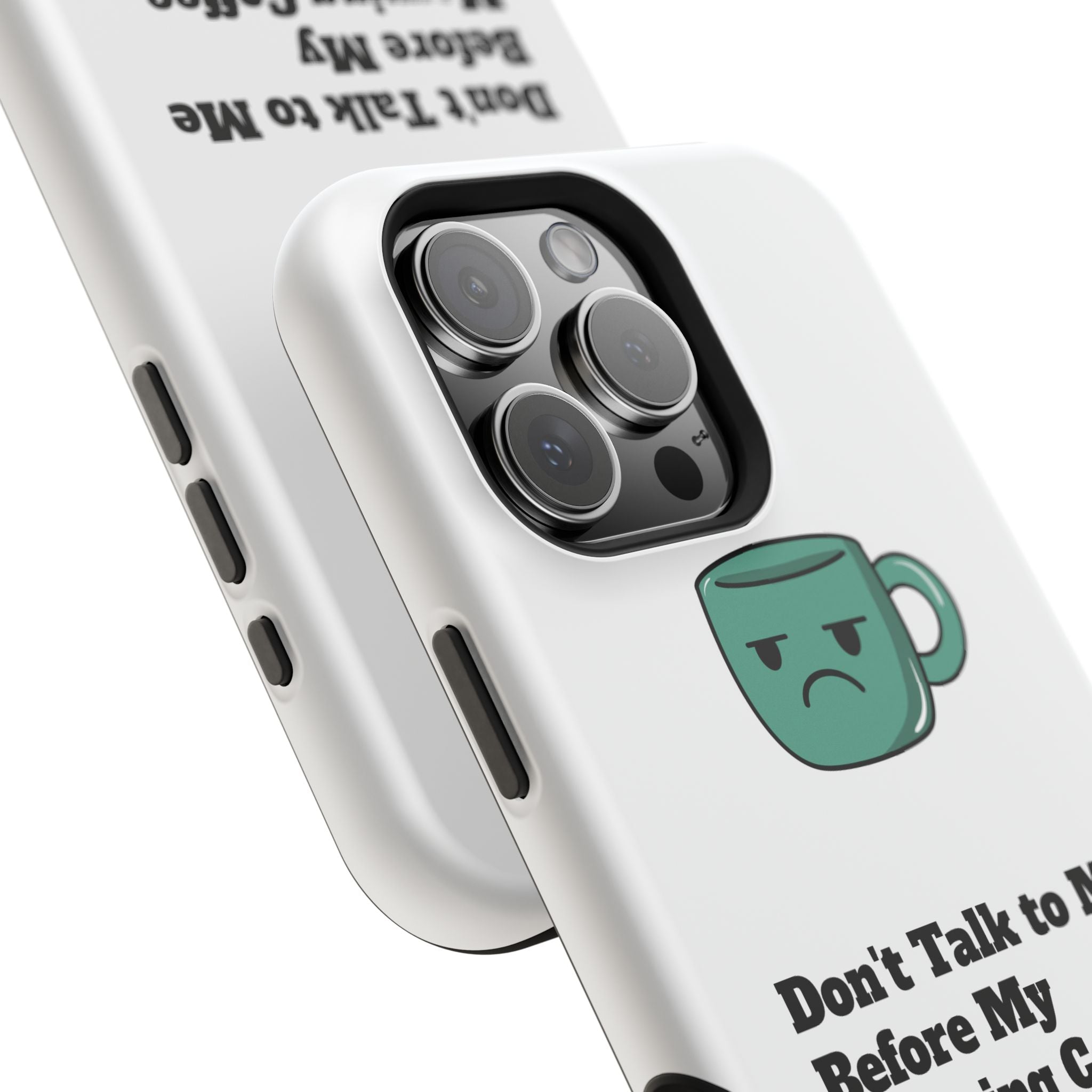 Coffee-Themed Magnetic Phone Cases, Funny Gift for Coffee Lovers, Morning Essential, Quirky Phone Accessories, Unique Merchandise