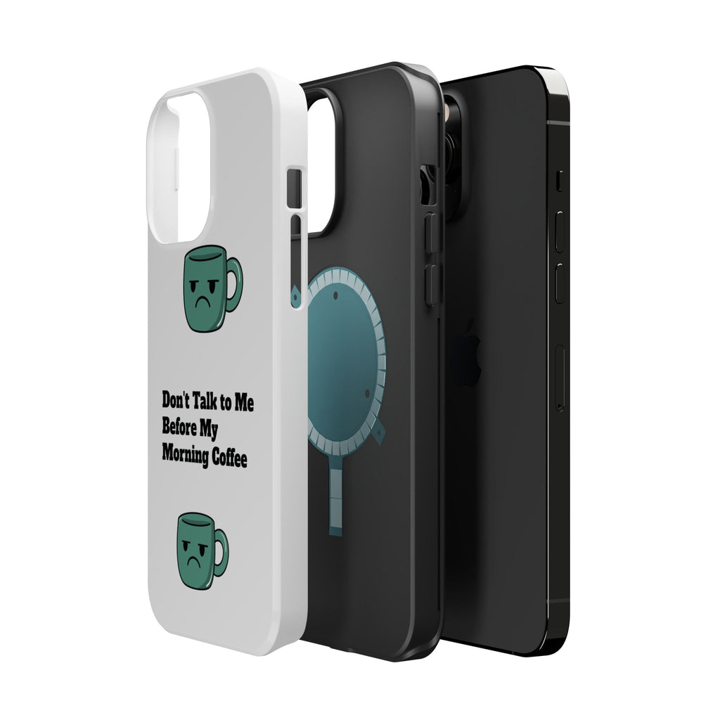Coffee-Themed Magnetic Phone Cases, Funny Gift for Coffee Lovers, Morning Essential, Quirky Phone Accessories, Unique Merchandise