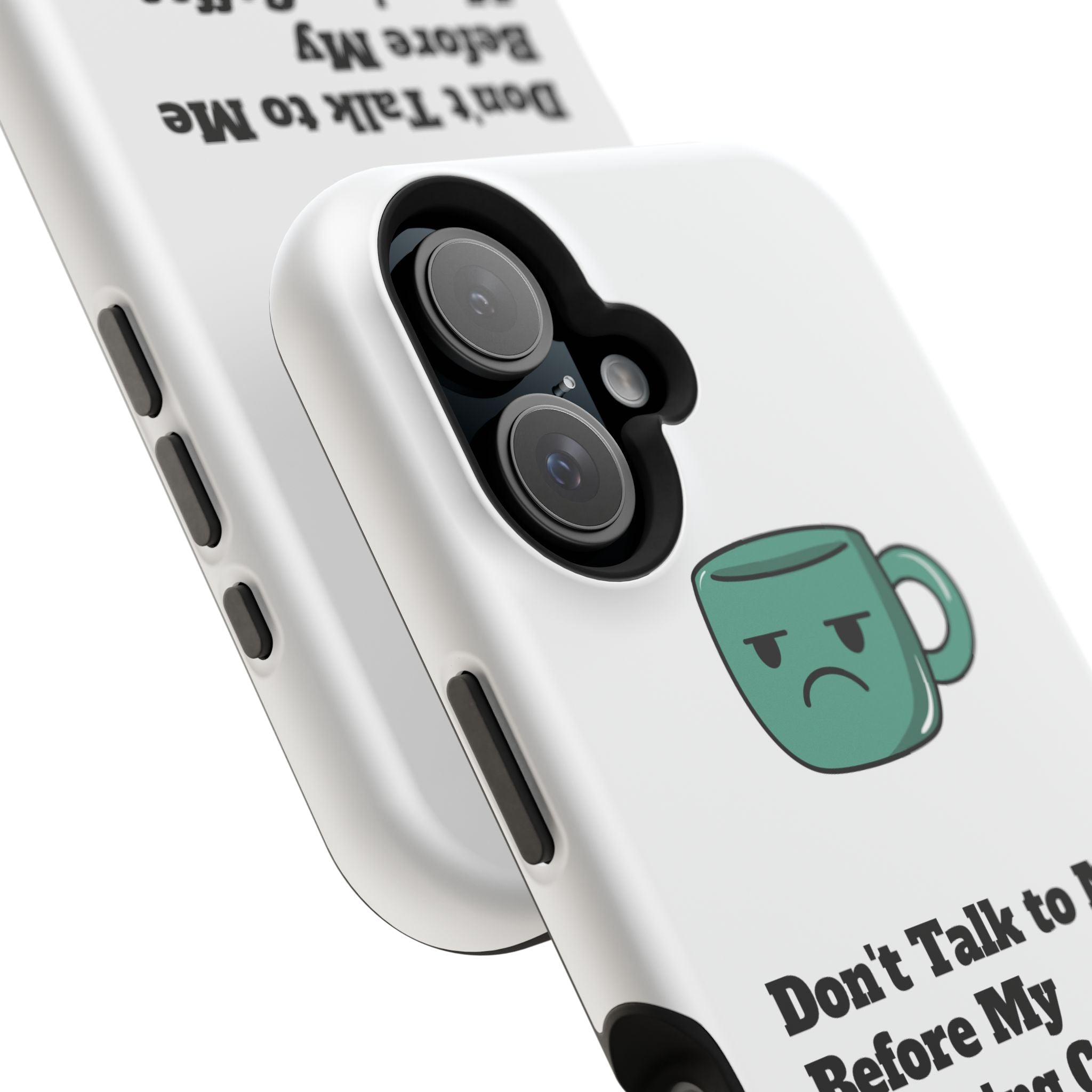 Coffee-Themed Magnetic Phone Cases, Funny Gift for Coffee Lovers, Morning Essential, Quirky Phone Accessories, Unique Merchandise