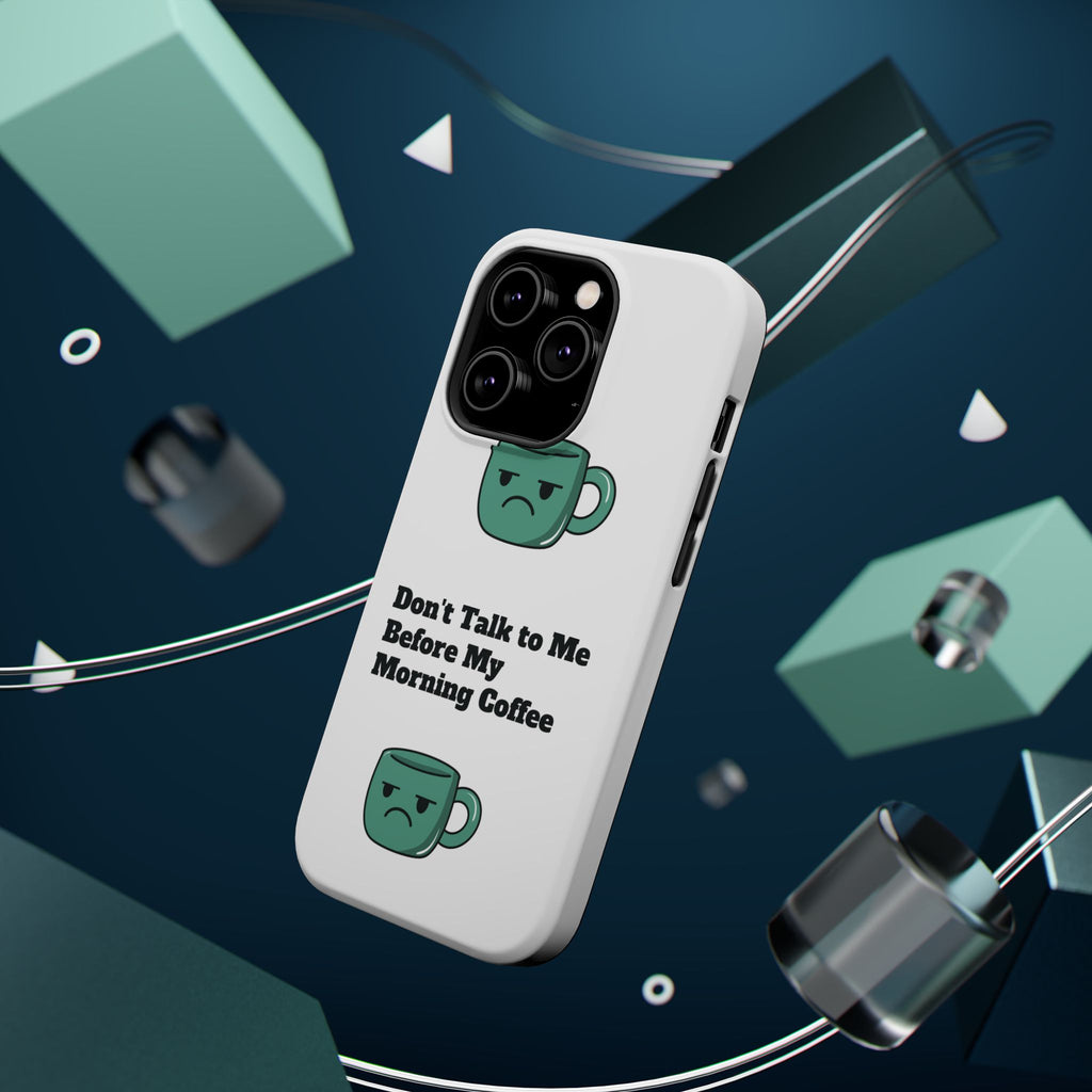 Coffee-Themed Magnetic Phone Cases, Funny Gift for Coffee Lovers, Morning Essential, Quirky Phone Accessories, Unique Merchandise