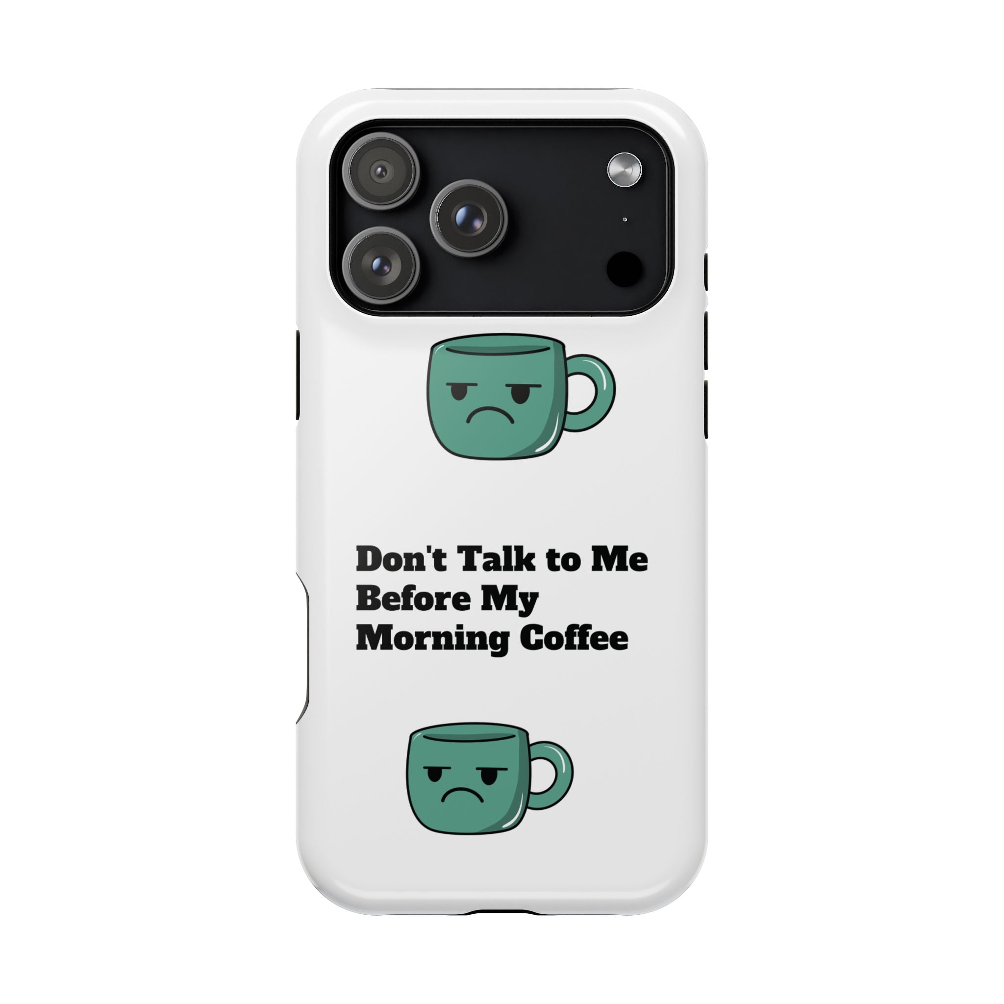 Coffee-Themed Magnetic Phone Cases, Funny Gift for Coffee Lovers, Morning Essential, Quirky Phone Accessories, Unique Merchandise
