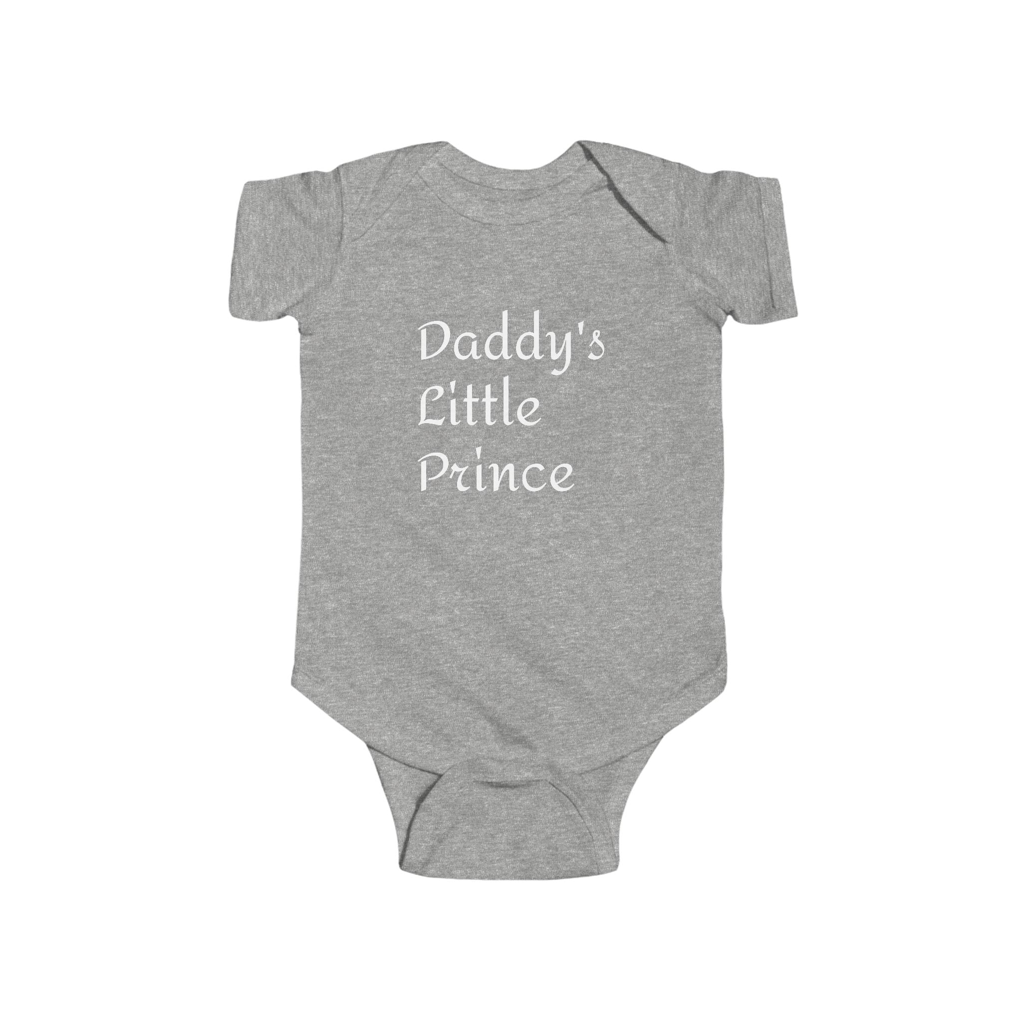 Daddy's Little Prince Crown Bodysuit, Baby Shower Gift, Infant Outfit, Newborn Clothing, Cute Baby Fashion, Royal Baby Gift
