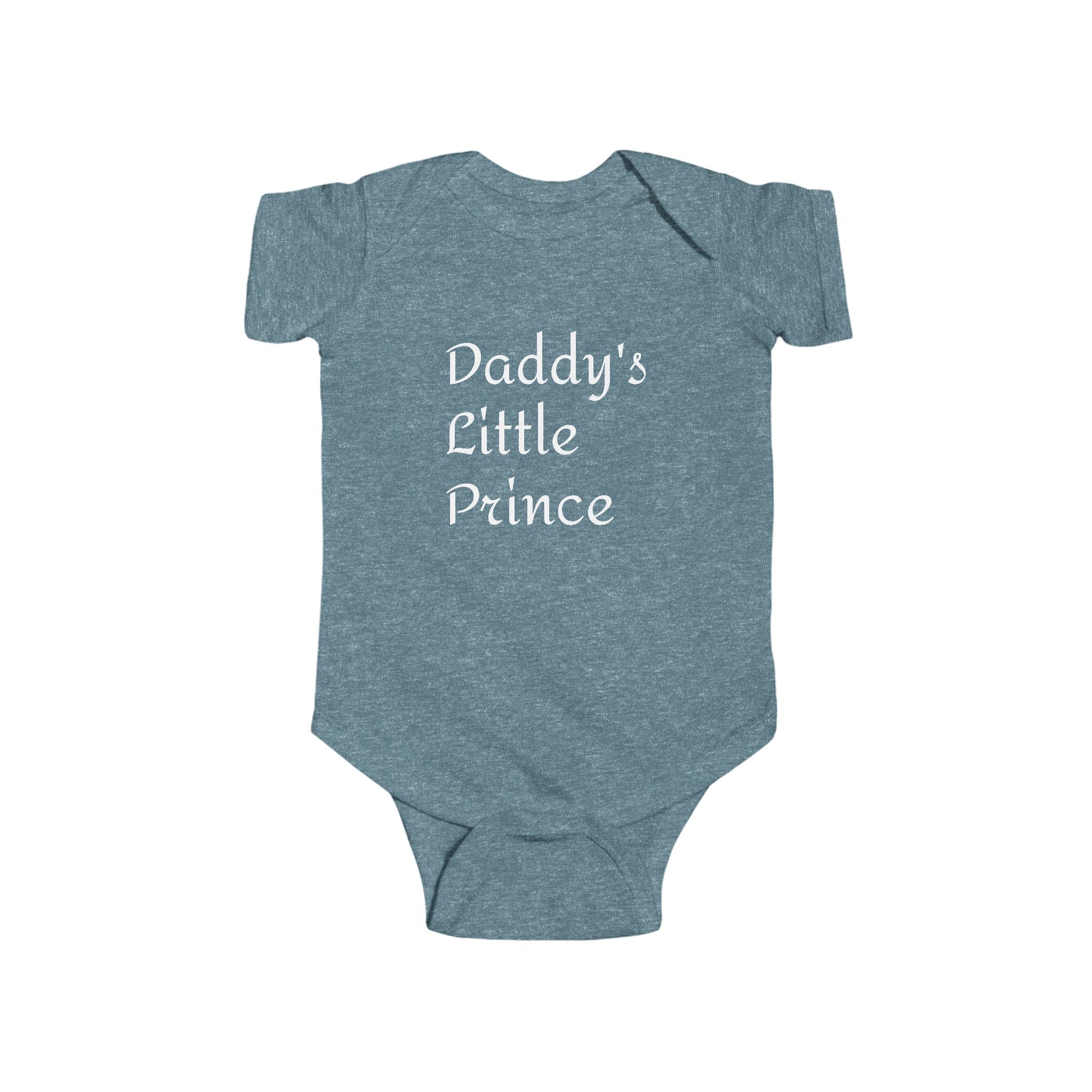 Daddy's Little Prince Crown Bodysuit, Baby Shower Gift, Infant Outfit, Newborn Clothing, Cute Baby Fashion, Royal Baby Gift