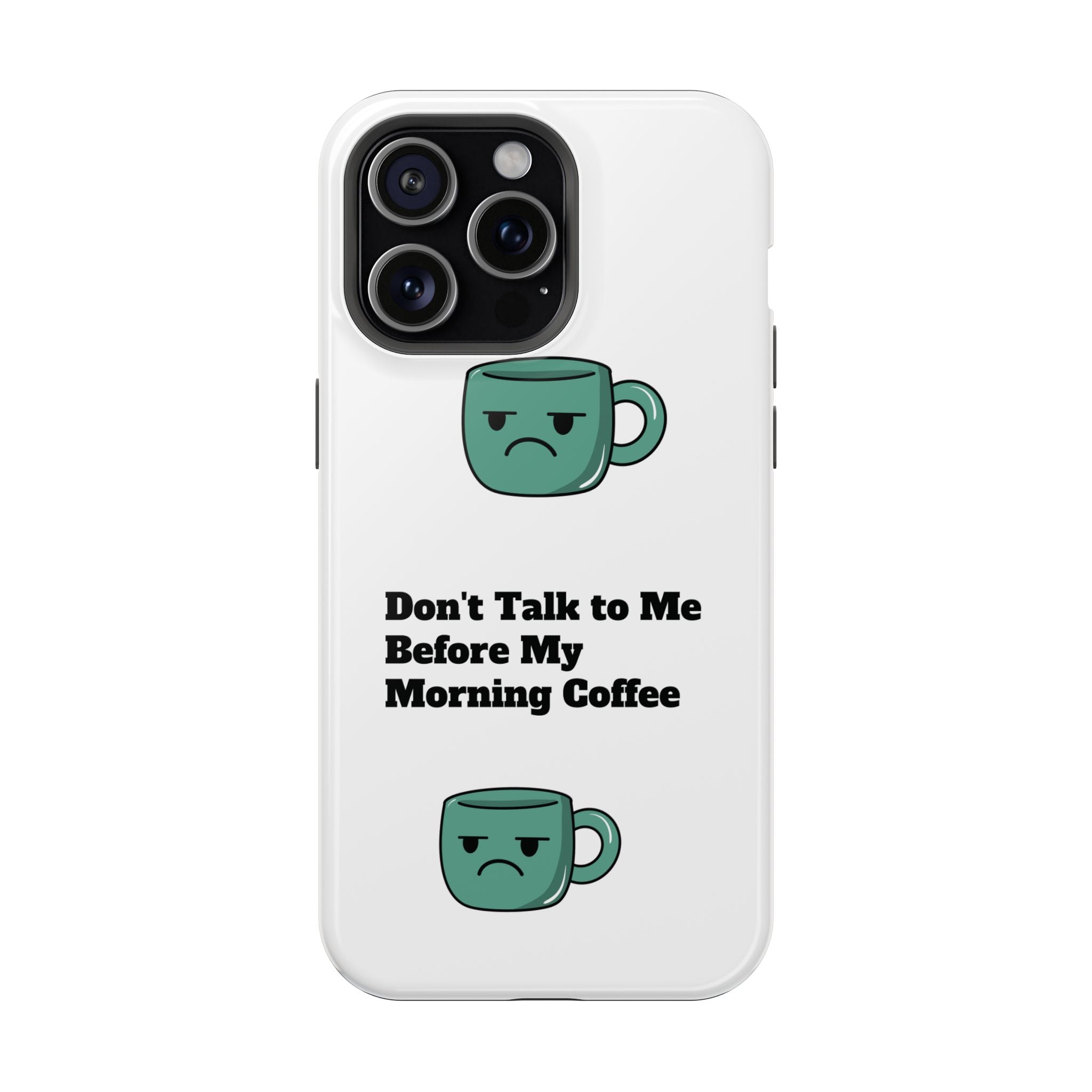 Coffee-Themed Magnetic Phone Cases, Funny Gift for Coffee Lovers, Morning Essential, Quirky Phone Accessories, Unique Merchandise