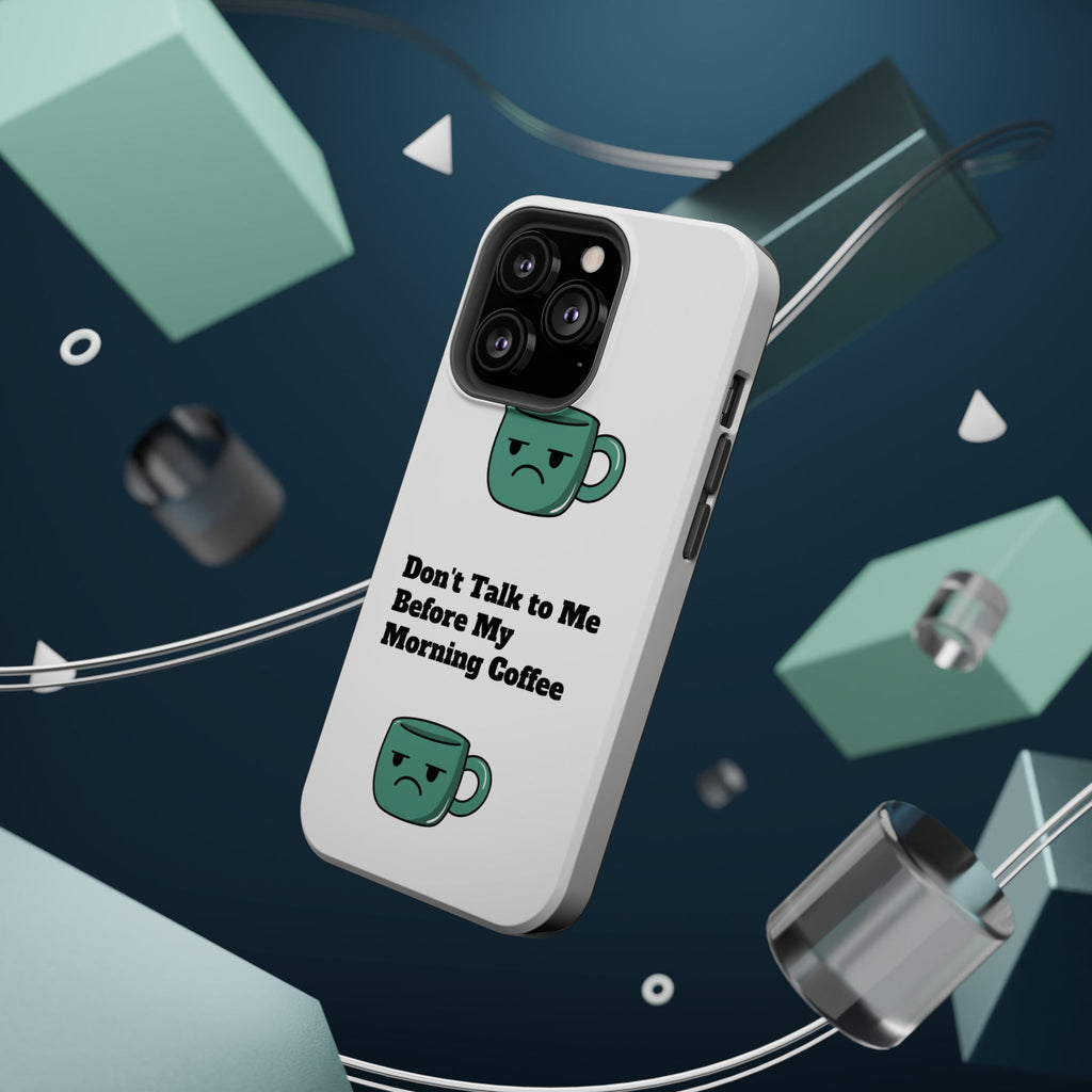 Coffee-Themed Magnetic Phone Cases, Funny Gift for Coffee Lovers, Morning Essential, Quirky Phone Accessories, Unique Merchandise