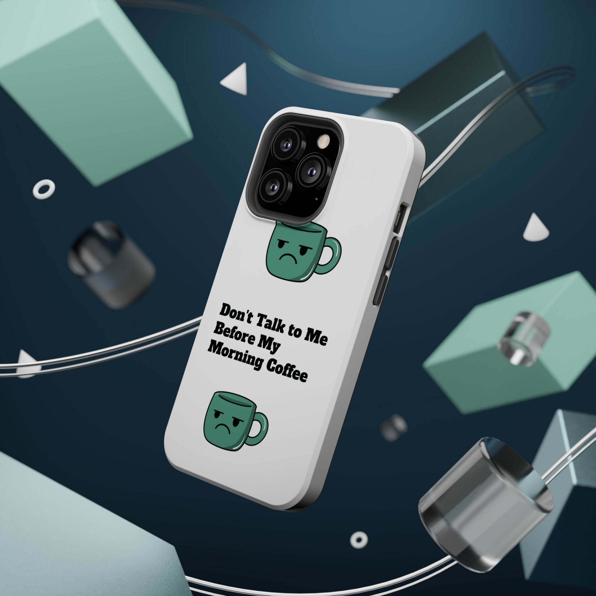 Coffee-Themed Magnetic Phone Cases, Funny Gift for Coffee Lovers, Morning Essential, Quirky Phone Accessories, Unique Merchandise