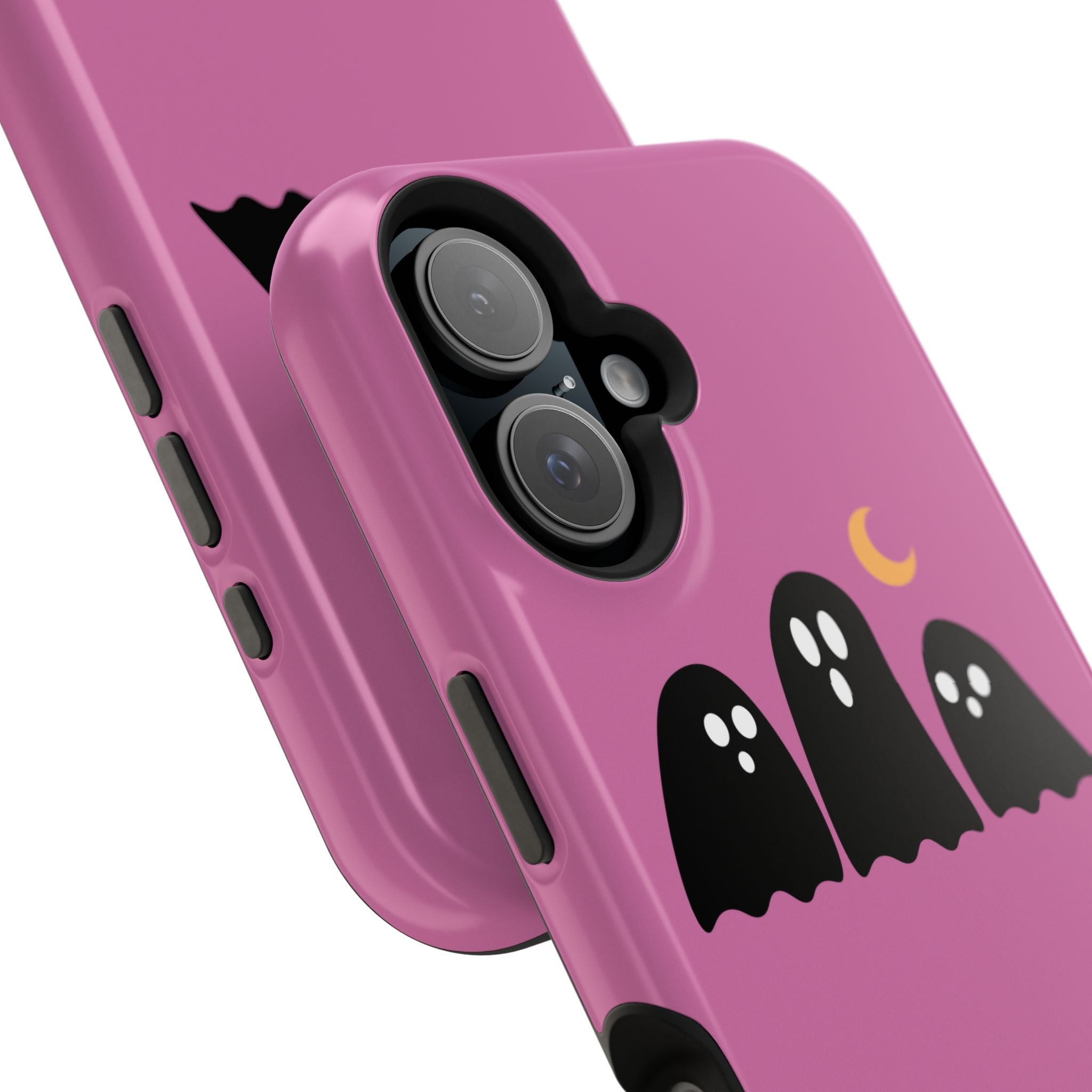 Ghostly Boo University Impact-Resistant Cases, Cute Phone Cover, Halloween Gift, College Student Accessory, Alumni Case