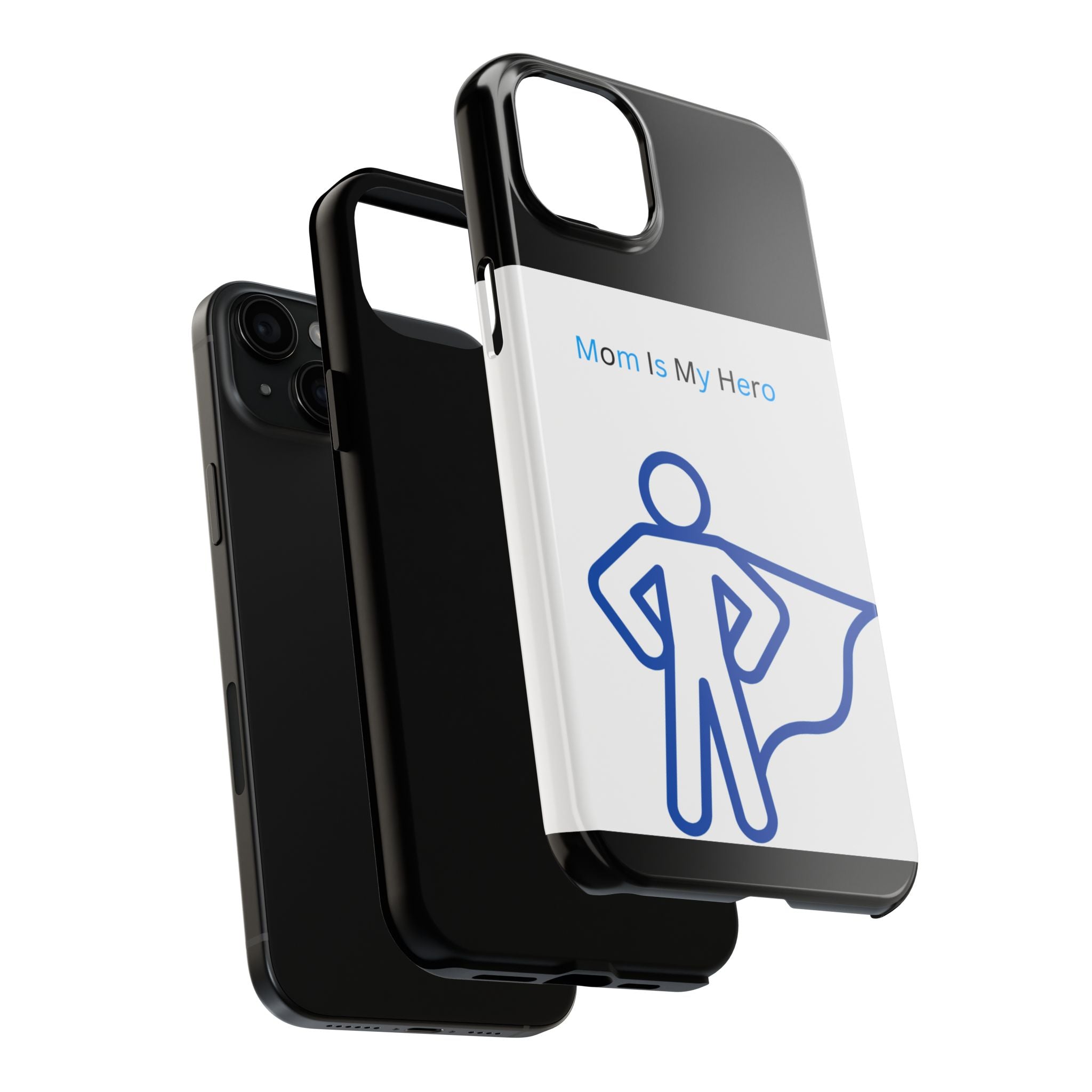 Mom Is My Hero Tough Phone Cases | Gifts for Moms, Hero Phone Cover, Durable Phone Case, Mother's Day, Super Mom Gift