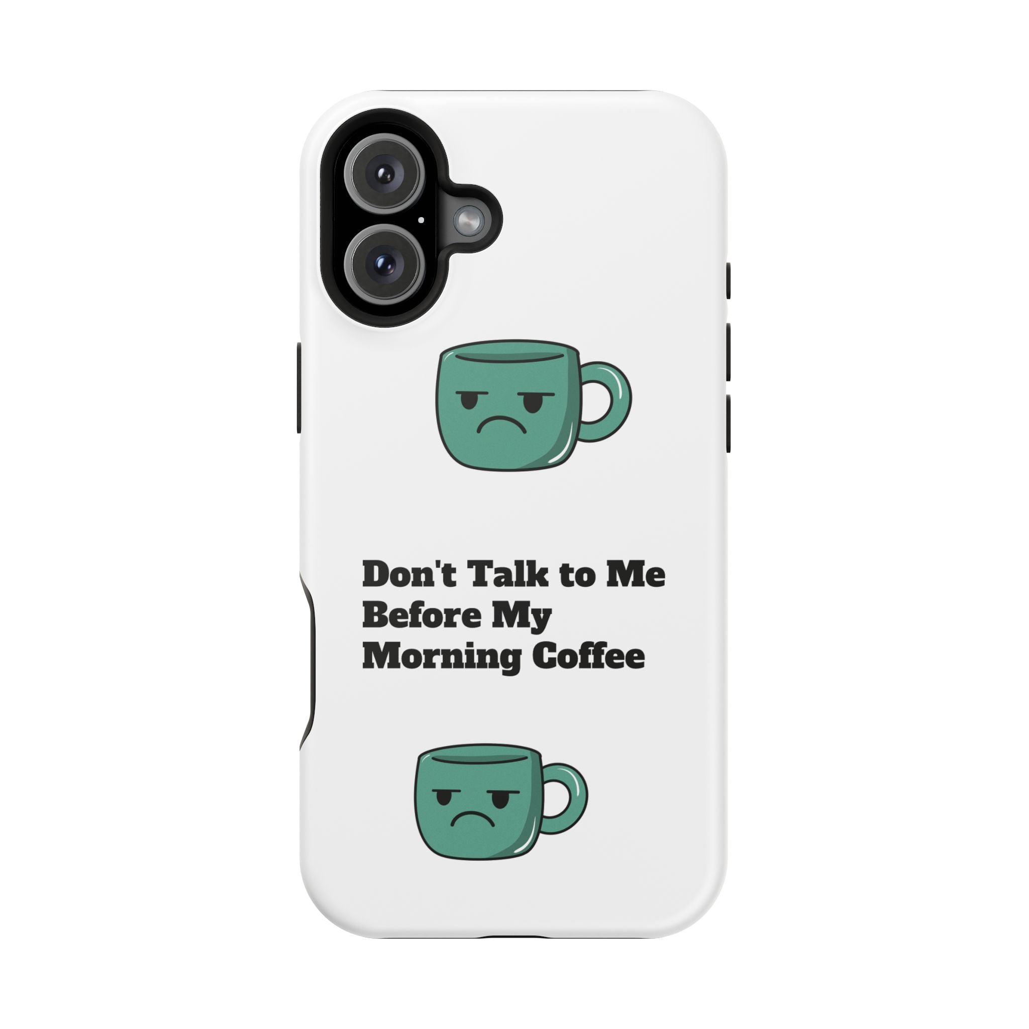 Coffee-Themed Magnetic Phone Cases, Funny Gift for Coffee Lovers, Morning Essential, Quirky Phone Accessories, Unique Merchandise