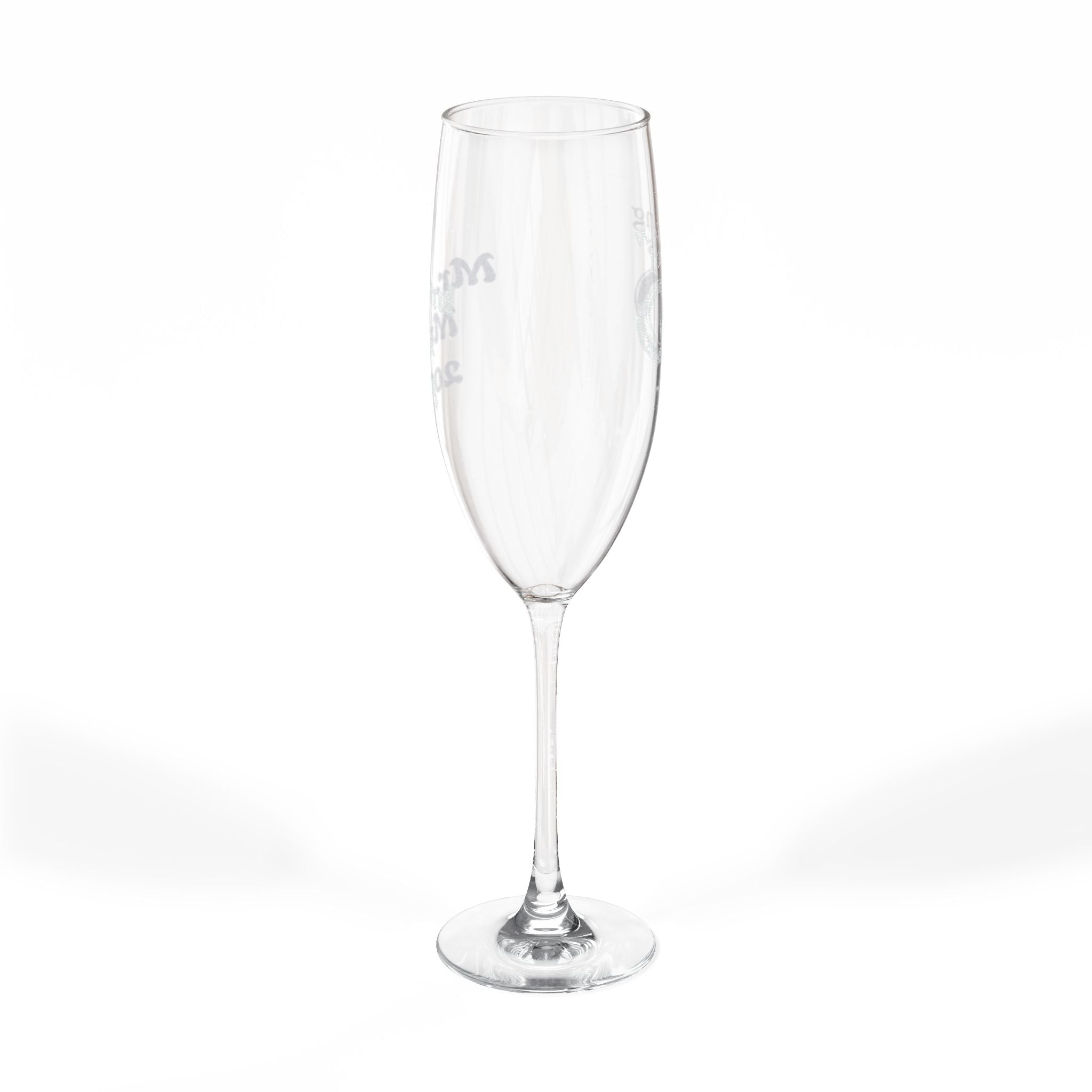 Personalized Champagne Glass, Wedding Gift, Engagement Party, Bridal Shower Decor, Custom Glassware, Anniversary Keepsake