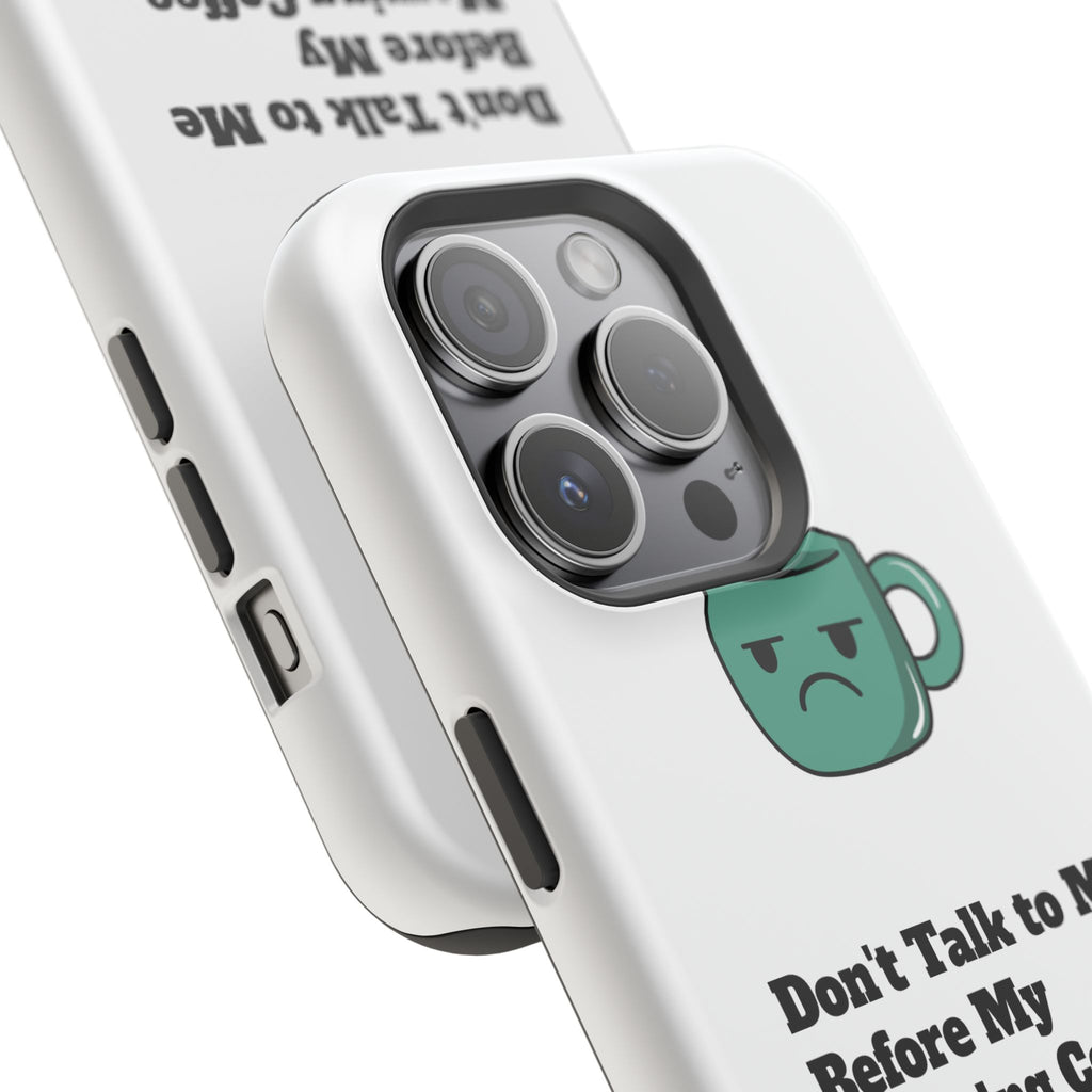 Coffee-Themed Magnetic Phone Cases, Funny Gift for Coffee Lovers, Morning Essential, Quirky Phone Accessories, Unique Merchandise