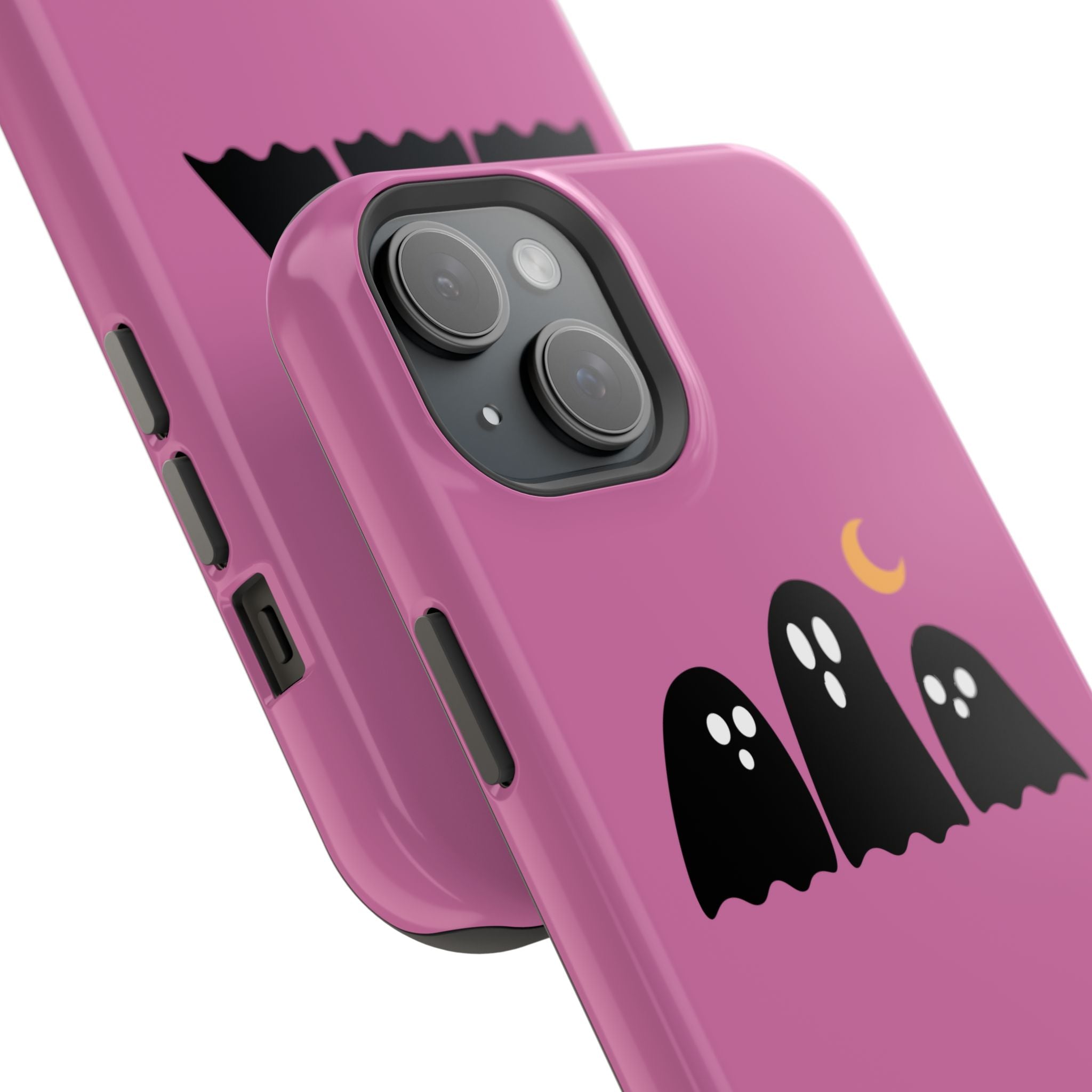 Ghostly Boo University Impact-Resistant Cases, Cute Phone Cover, Halloween Gift, College Student Accessory, Alumni Case