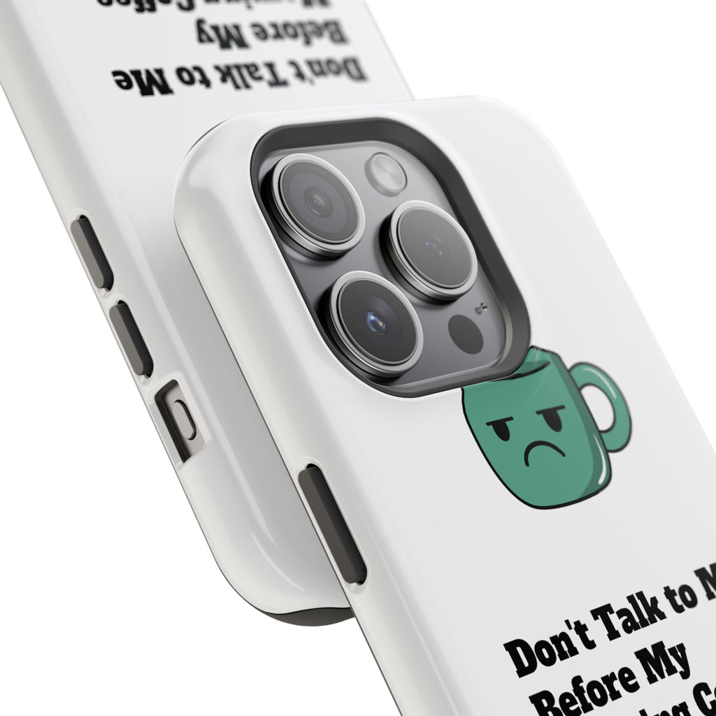 Coffee-Themed Magnetic Phone Cases, Funny Gift for Coffee Lovers, Morning Essential, Quirky Phone Accessories, Unique Merchandise