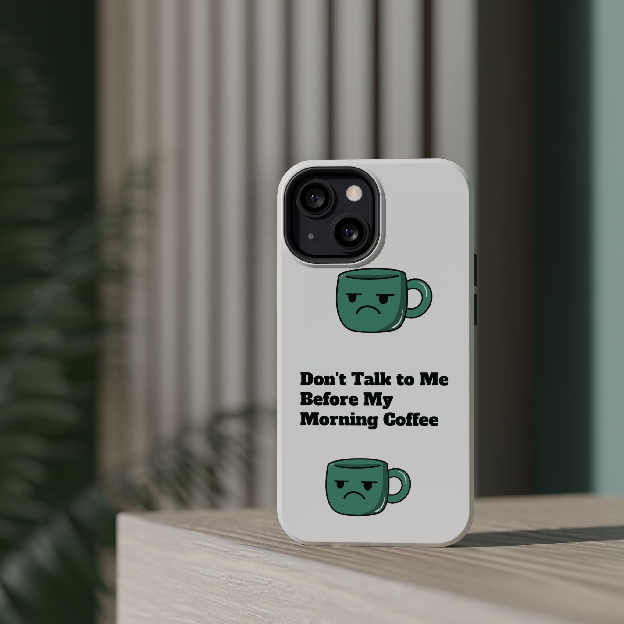 Coffee-Themed Magnetic Phone Cases, Funny Gift for Coffee Lovers, Morning Essential, Quirky Phone Accessories, Unique Merchandise
