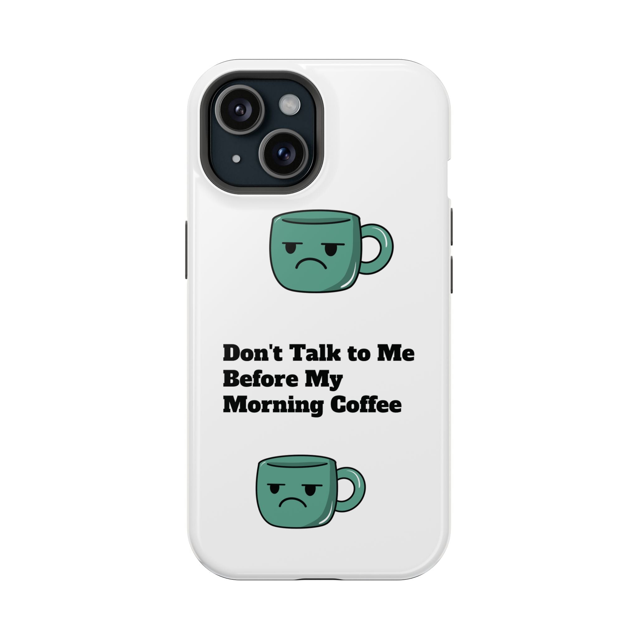 Coffee-Themed Magnetic Phone Cases, Funny Gift for Coffee Lovers, Morning Essential, Quirky Phone Accessories, Unique Merchandise