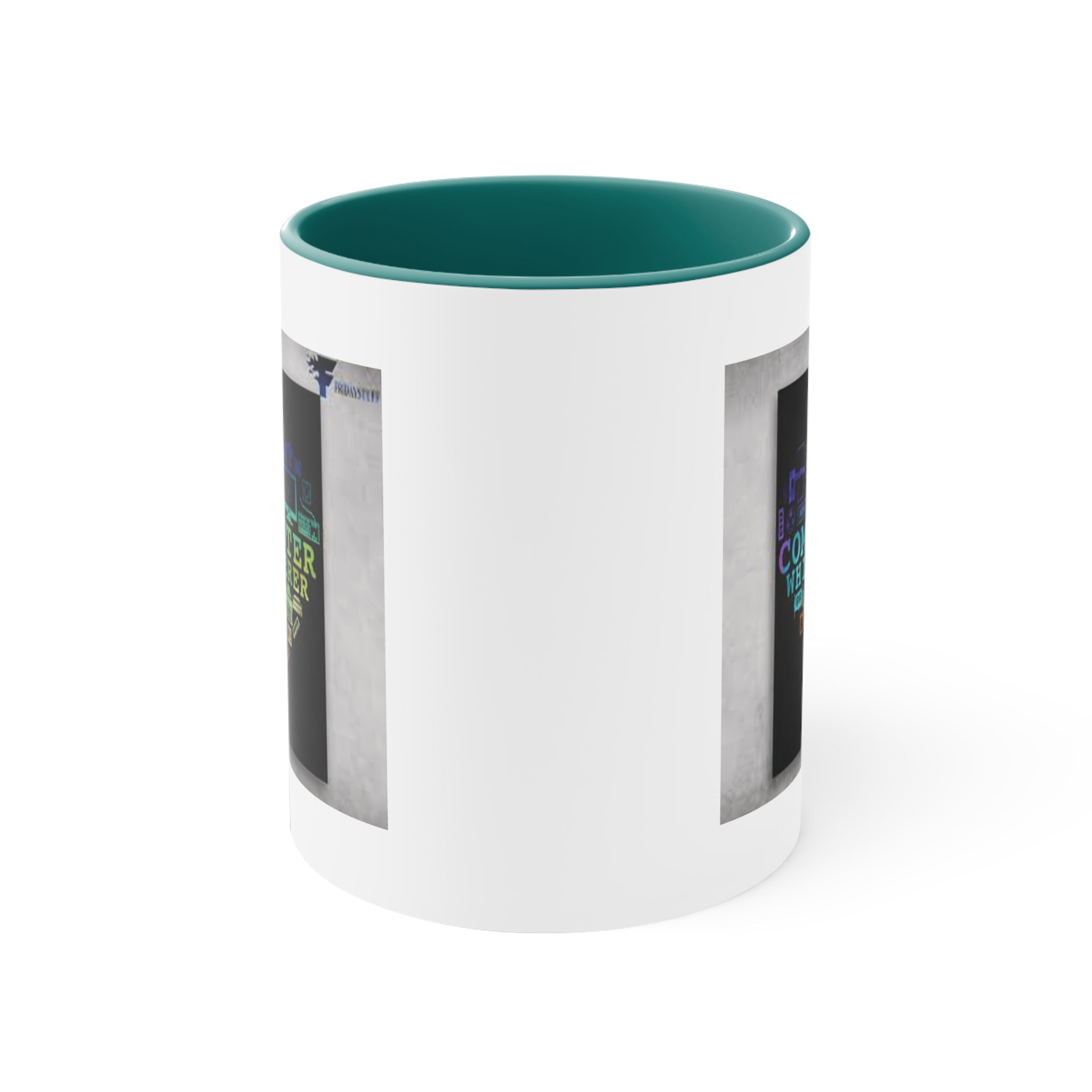 Computer Whisperer Accent Mug - Perfect for Tech Lovers, Coffee Enthusiasts, Gift for Programmers, Office Decor, Colorful Mug