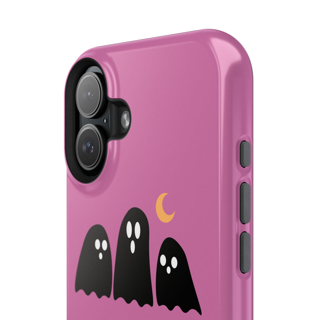 Ghostly Boo University Impact-Resistant Cases, Cute Phone Cover, Halloween Gift, College Student Accessory, Alumni Case