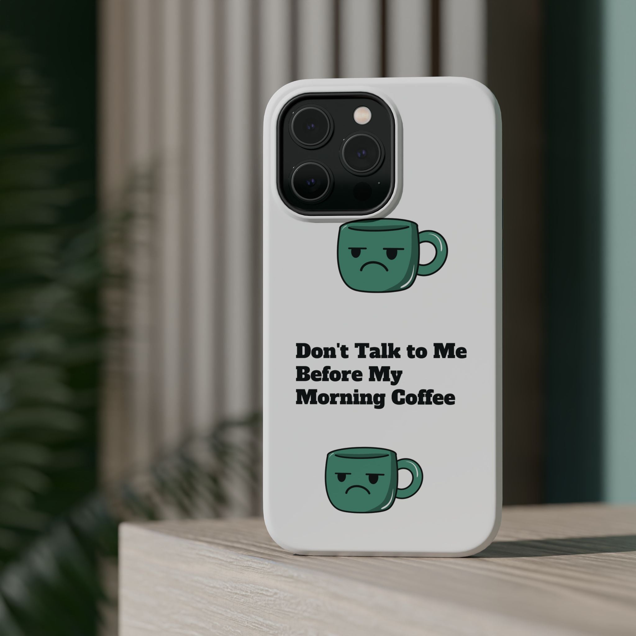 Coffee-Themed Magnetic Phone Cases, Funny Gift for Coffee Lovers, Morning Essential, Quirky Phone Accessories, Unique Merchandise