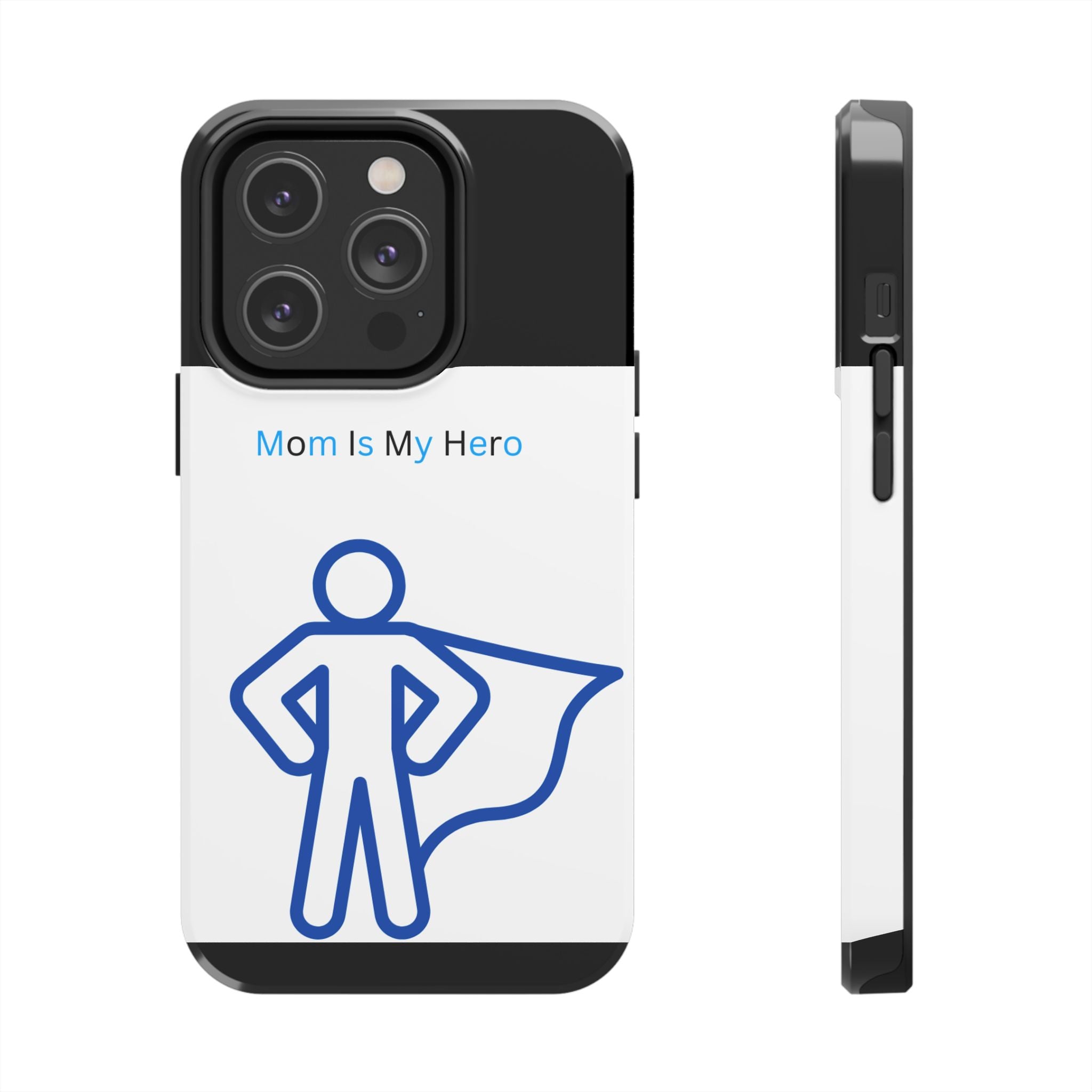 Mom Is My Hero Tough Phone Cases | Gifts for Moms, Hero Phone Cover, Durable Phone Case, Mother's Day, Super Mom Gift