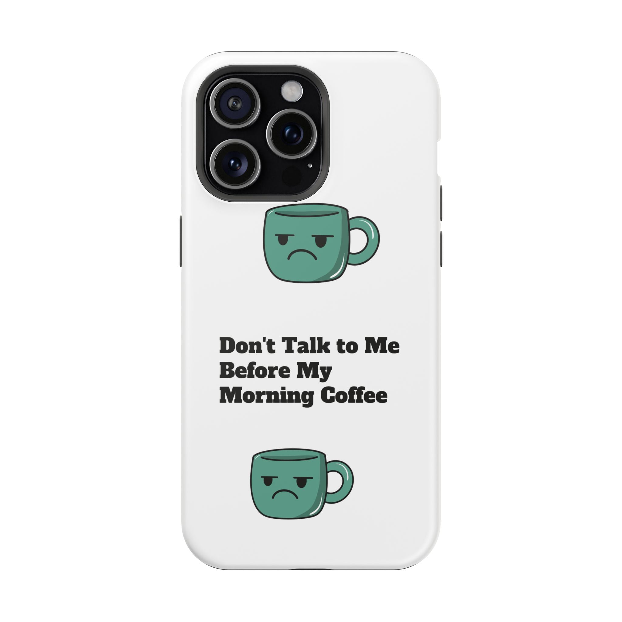 Coffee-Themed Magnetic Phone Cases, Funny Gift for Coffee Lovers, Morning Essential, Quirky Phone Accessories, Unique Merchandise
