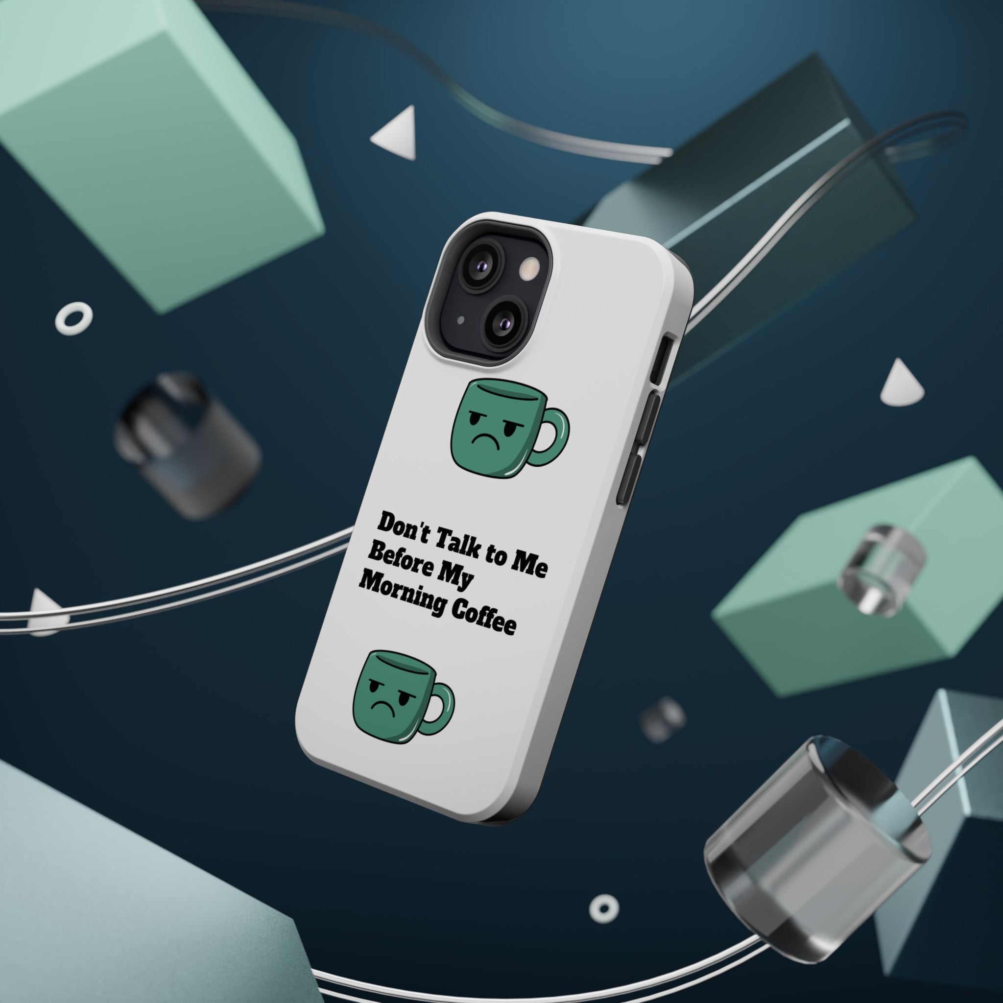 Coffee-Themed Magnetic Phone Cases, Funny Gift for Coffee Lovers, Morning Essential, Quirky Phone Accessories, Unique Merchandise