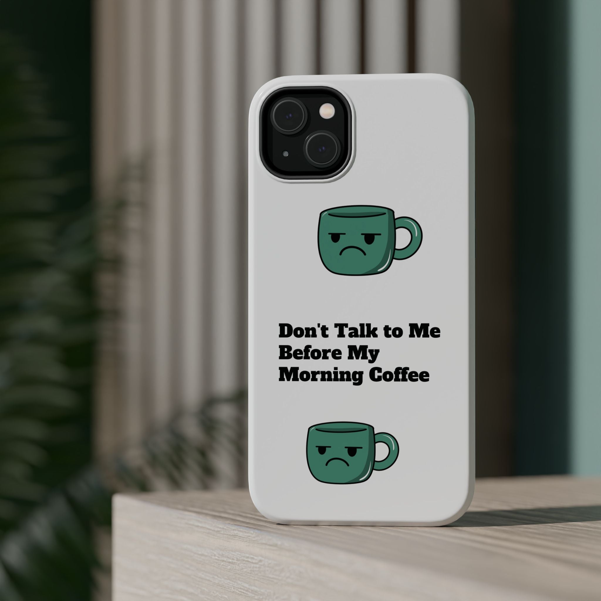 Coffee-Themed Magnetic Phone Cases, Funny Gift for Coffee Lovers, Morning Essential, Quirky Phone Accessories, Unique Merchandise